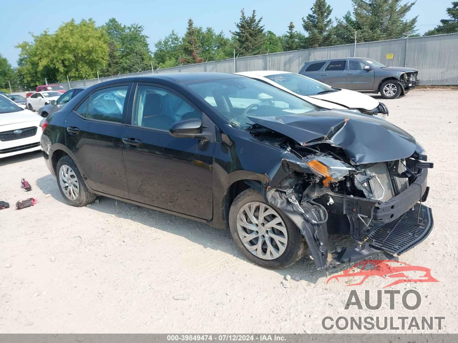TOYOTA COROLLA 2017 - 2T1BURHE2HC943087