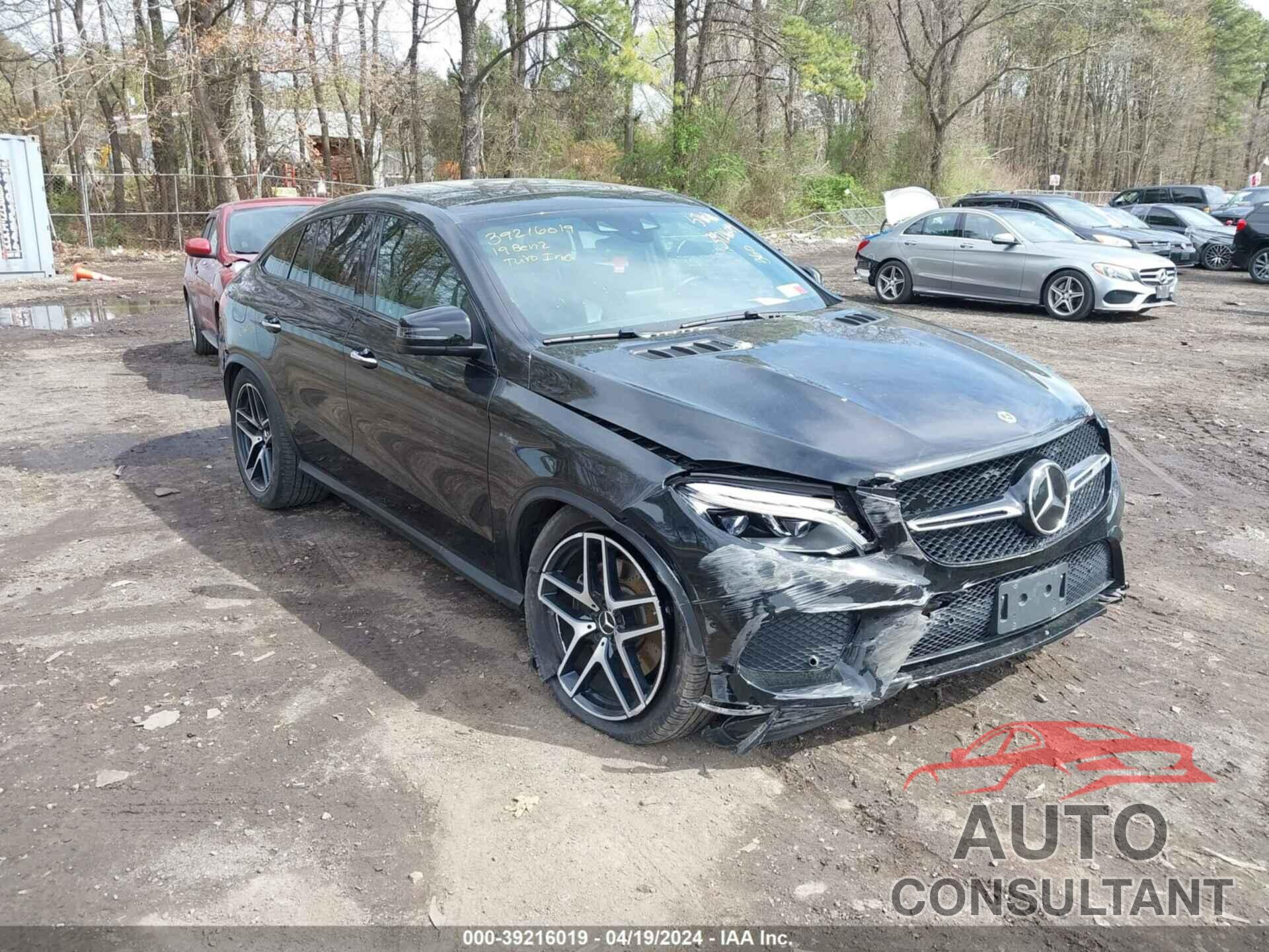 MERCEDES-BENZ AMG GLE 43 COUPE 2019 - 4JGED6EB4KA136759