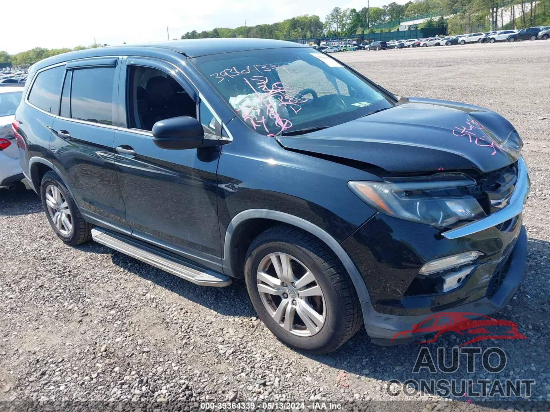 HONDA PILOT 2016 - 5FNYF6H16GB069207