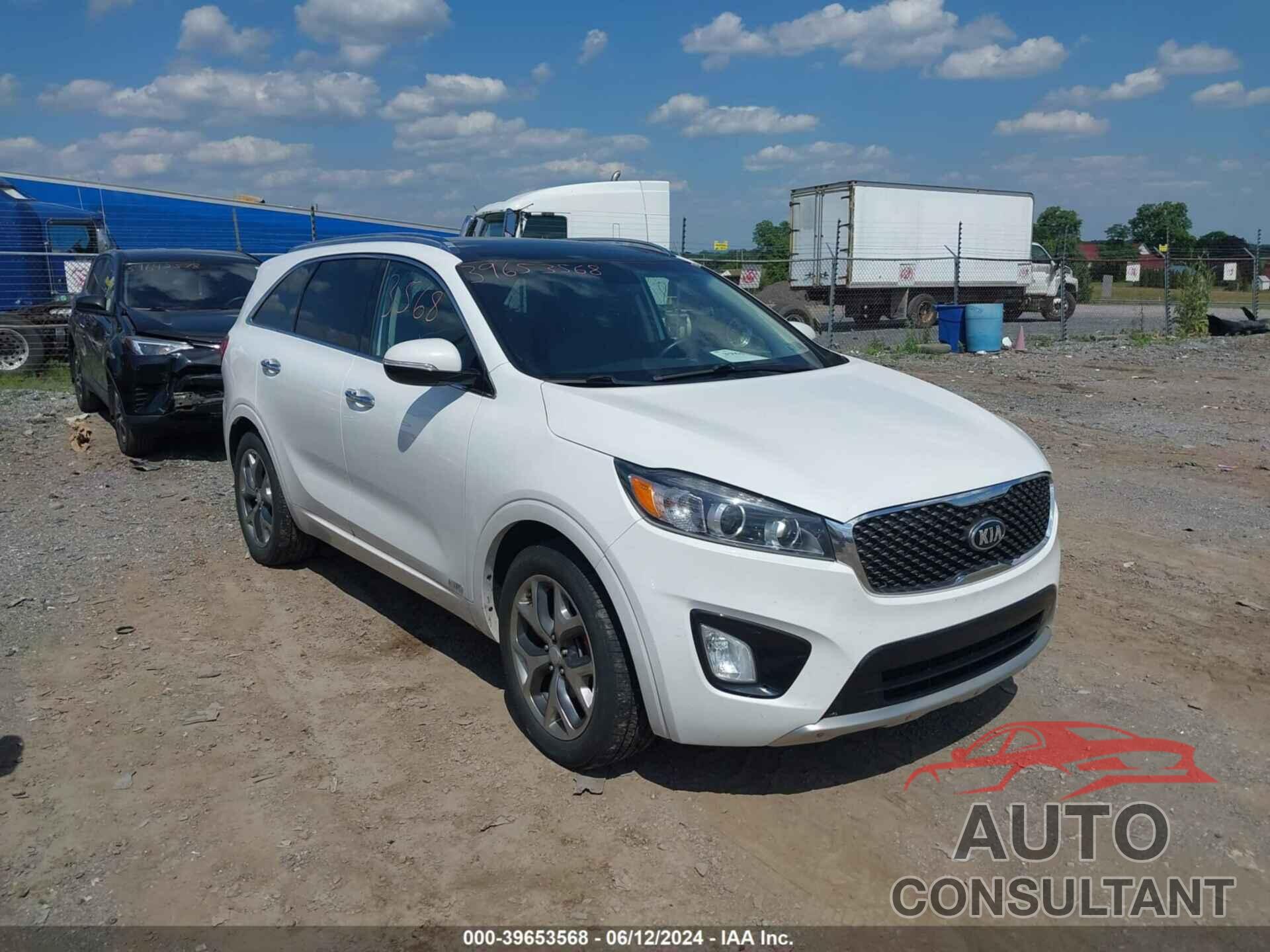 KIA SORENTO 2016 - 5XYPKDA52GG083428