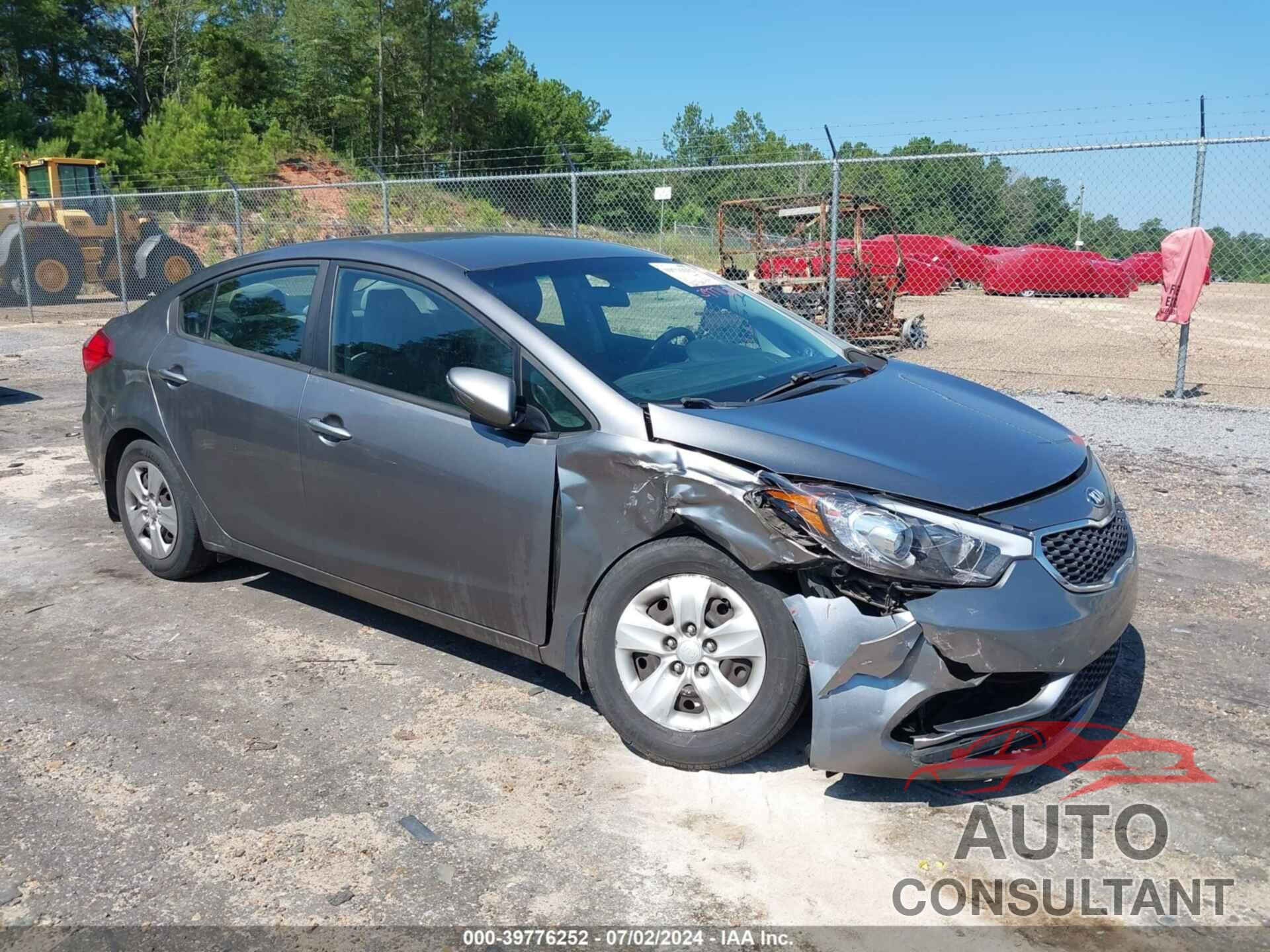 KIA FORTE 2016 - KNAFX4A66G5537594