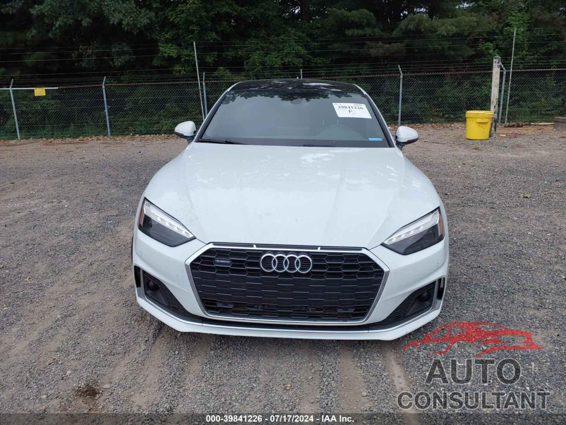 AUDI A5 SPORTBACK 2020 - WAUCNCF59LA018284