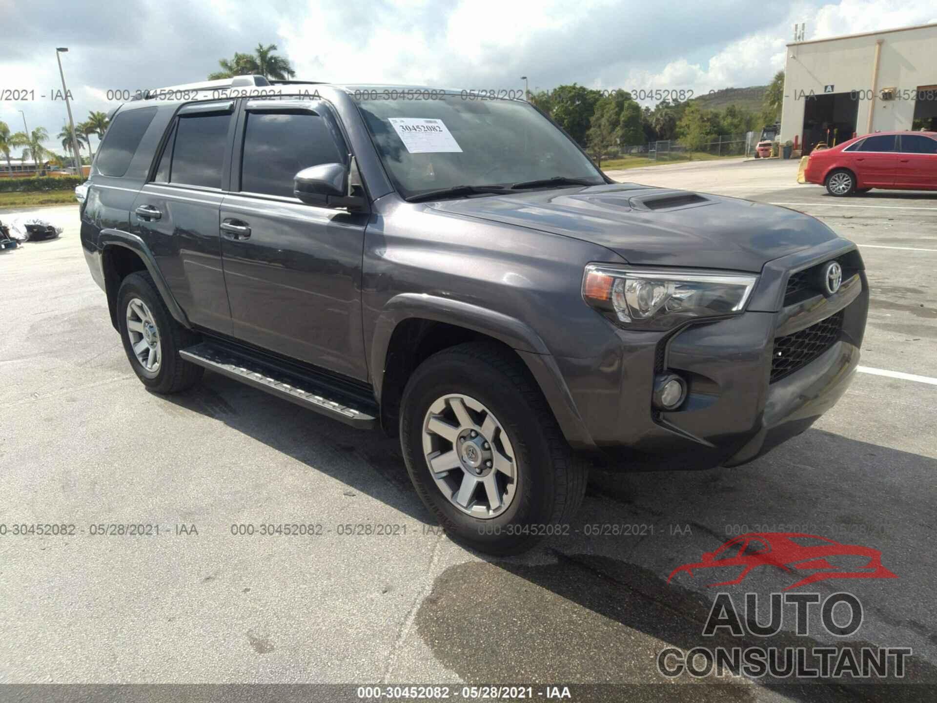 TOYOTA 4RUNNER 2016 - JTEBU5JR3G5400070