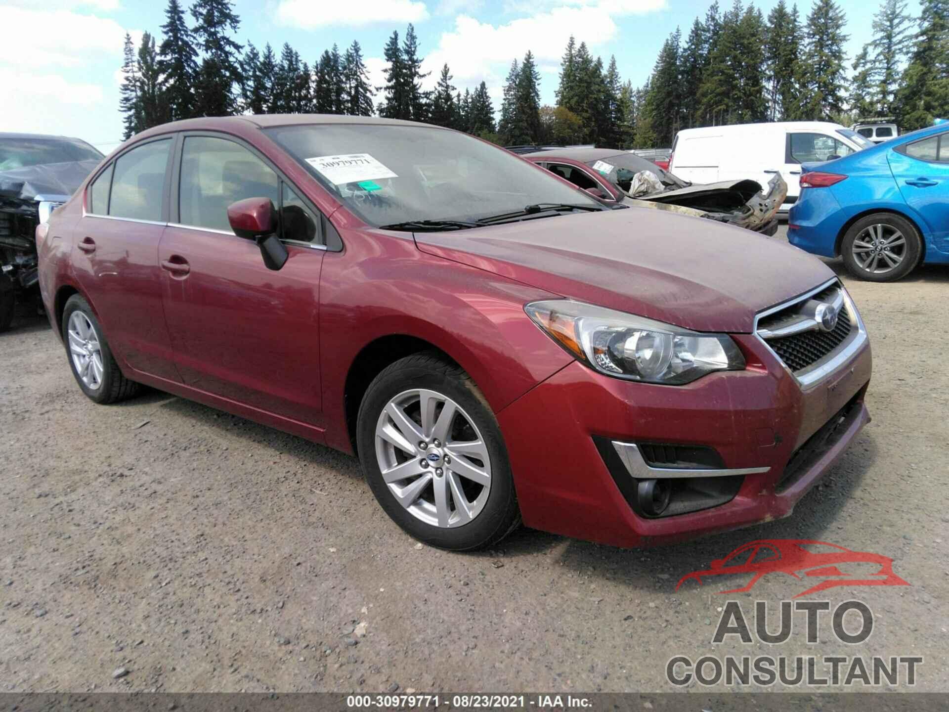SUBARU IMPREZA SEDAN 2016 - JF1GJAB69GH015830