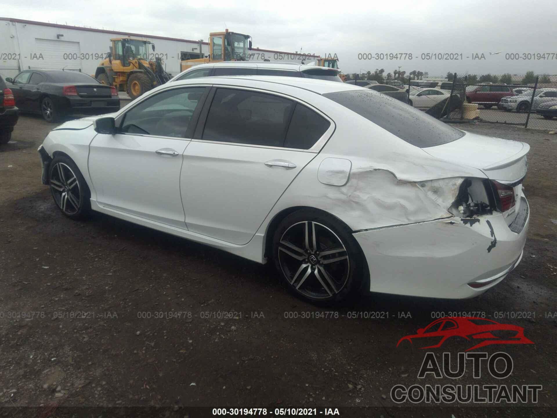 HONDA ACCORD SEDAN 2017 - 1HGCR2E5XHA045974