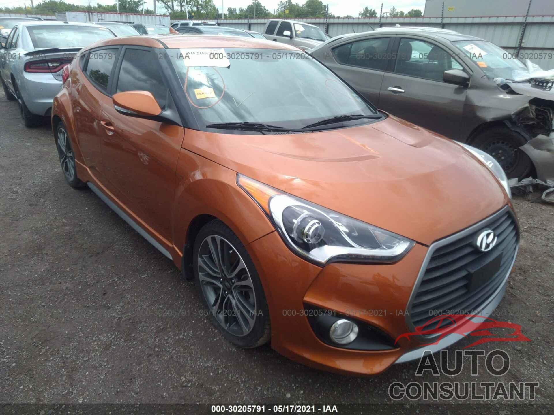 HYUNDAI VELOSTER 2016 - KMHTC6AE6GU270737