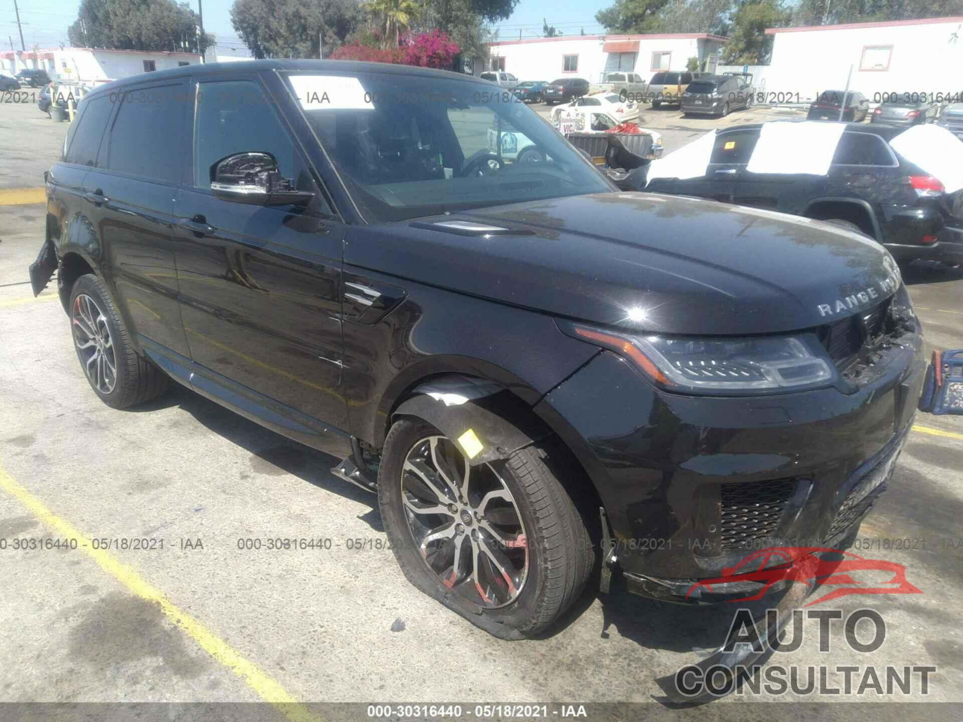 LAND ROVER RANGE ROVER SPORT 2019 - SALWR2RU7KA864101
