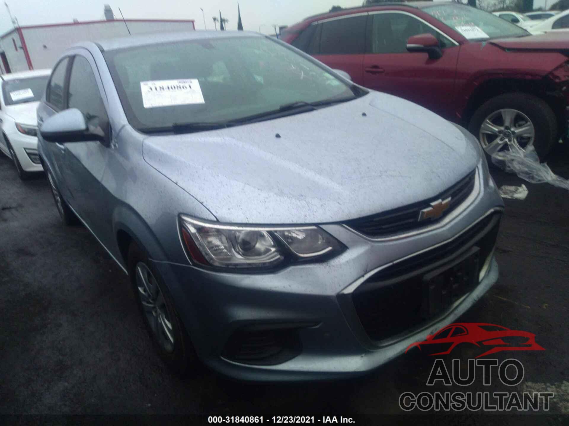 CHEVROLET SONIC 2017 - 1G1JB5SH2H4119843