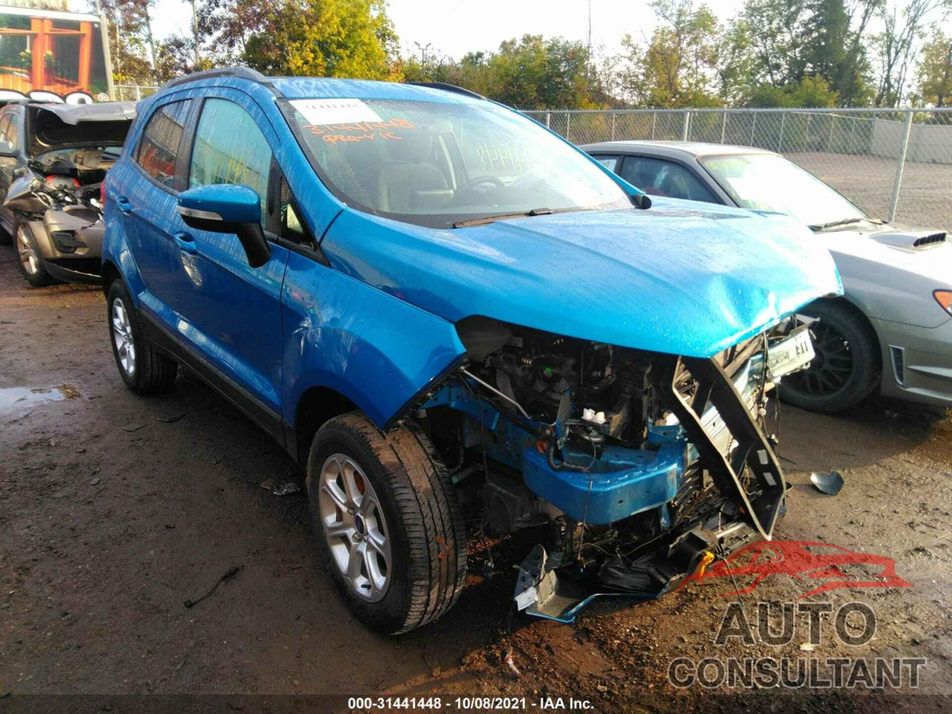 FORD ECOSPORT 2020 - MAJ6S3GL1LC353698