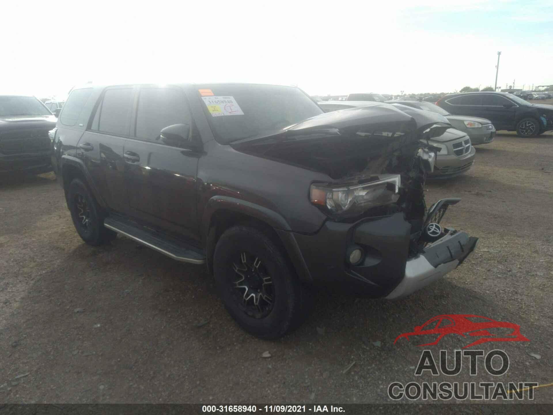 TOYOTA 4RUNNER 2016 - JTEZU5JR7G5147222