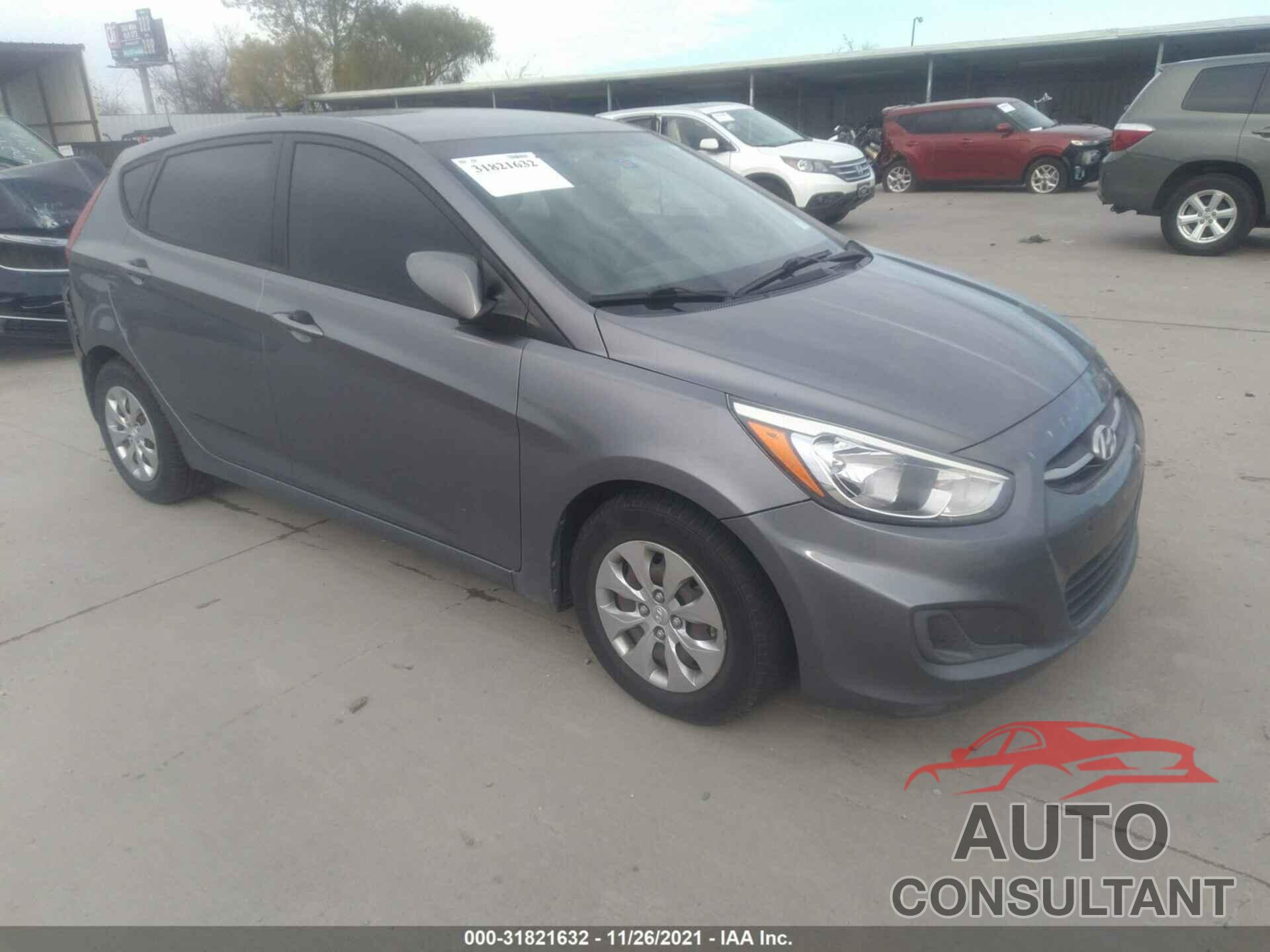 HYUNDAI ACCENT 2016 - KMHCT5AE1GU244072