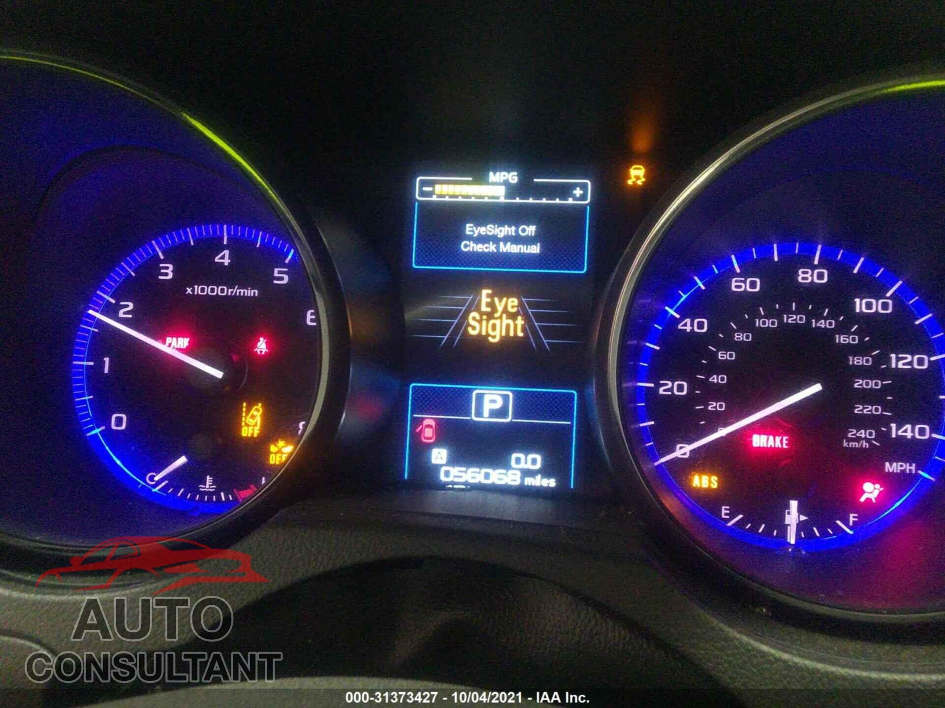 SUBARU LEGACY 2017 - 4S3BNAF67H3002883