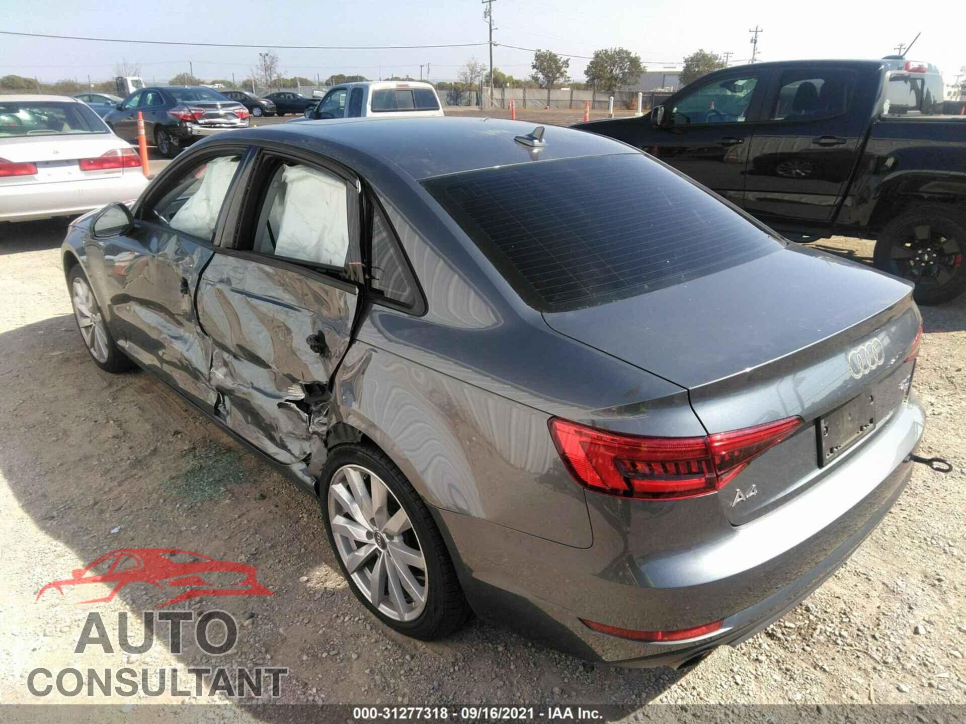 AUDI A4 2017 - WAUGMAF40HN065543