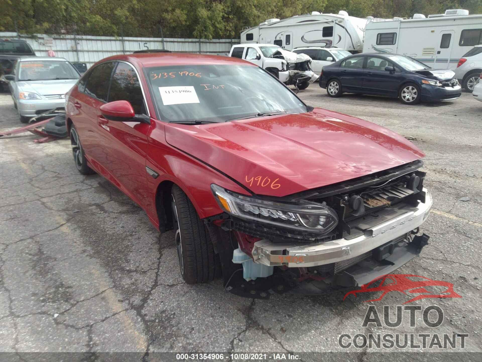 HONDA ACCORD SEDAN 2018 - 1HGCV1F38JA073376