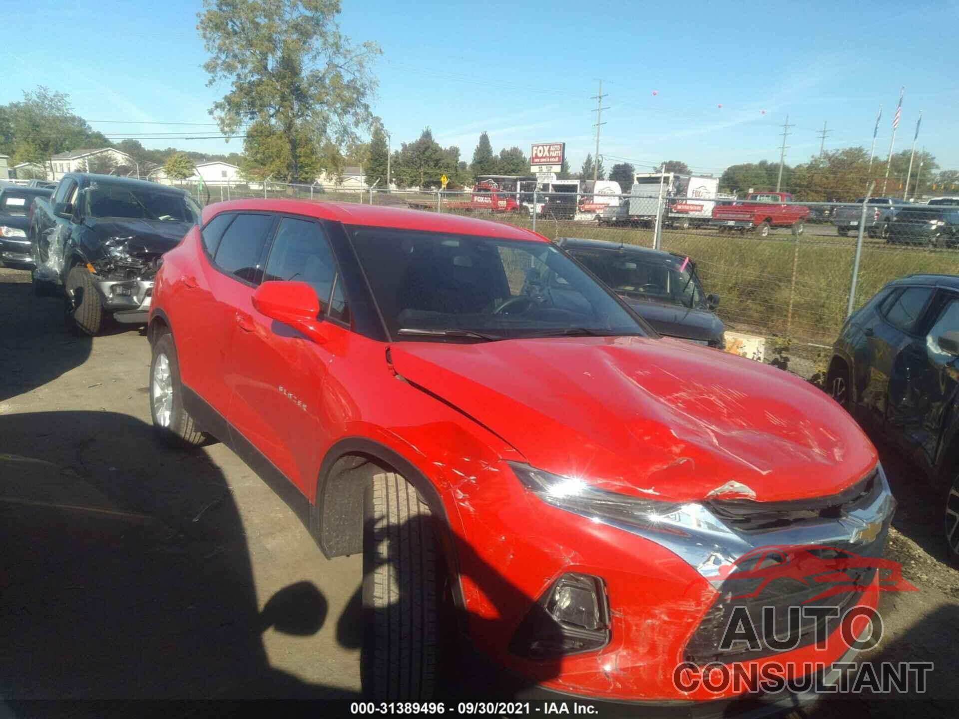 CHEVROLET BLAZER 2021 - 3GNKBCR47MS537237