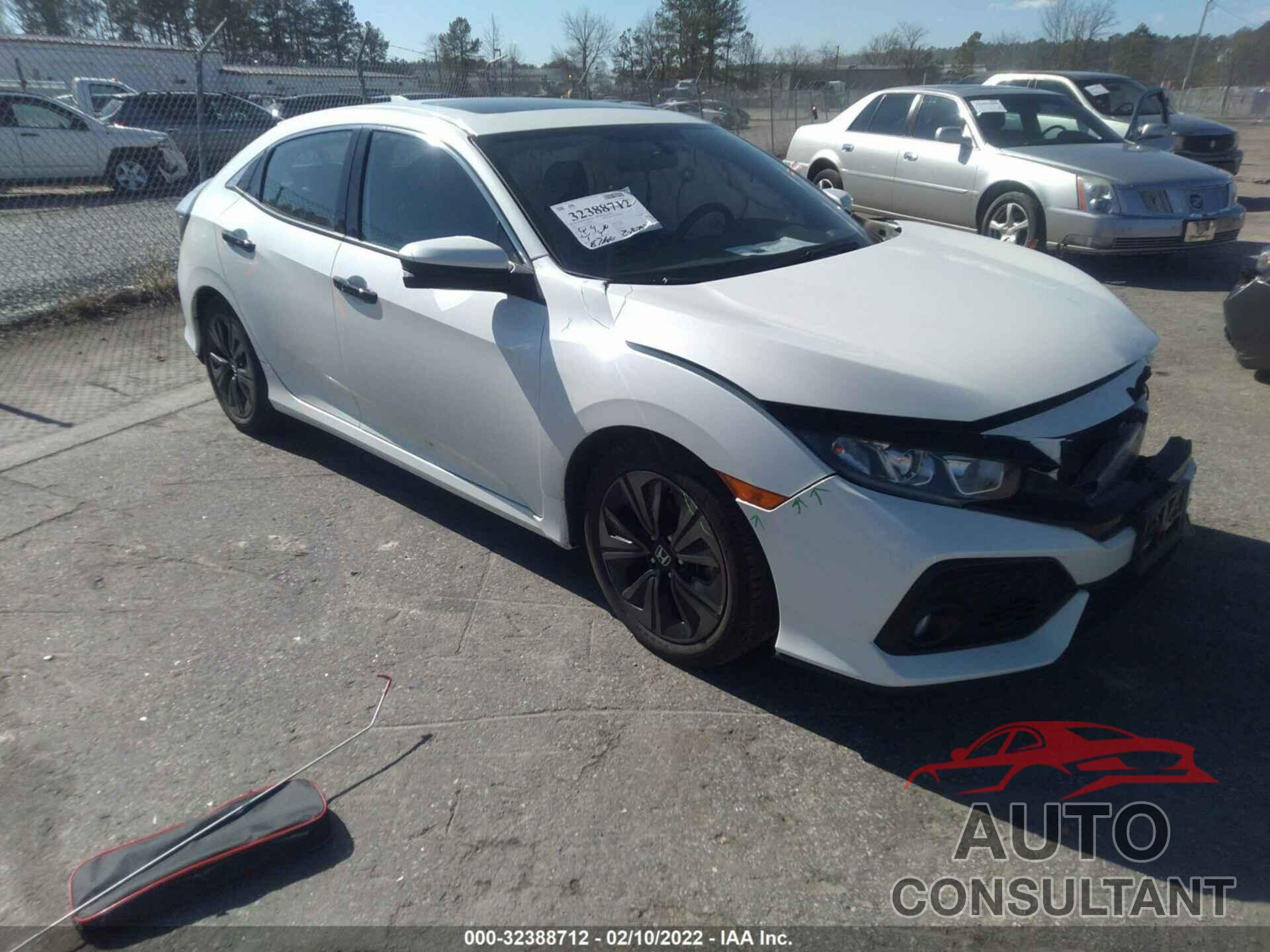 HONDA CIVIC HATCHBACK 2017 - SHHFK7H54HU219939