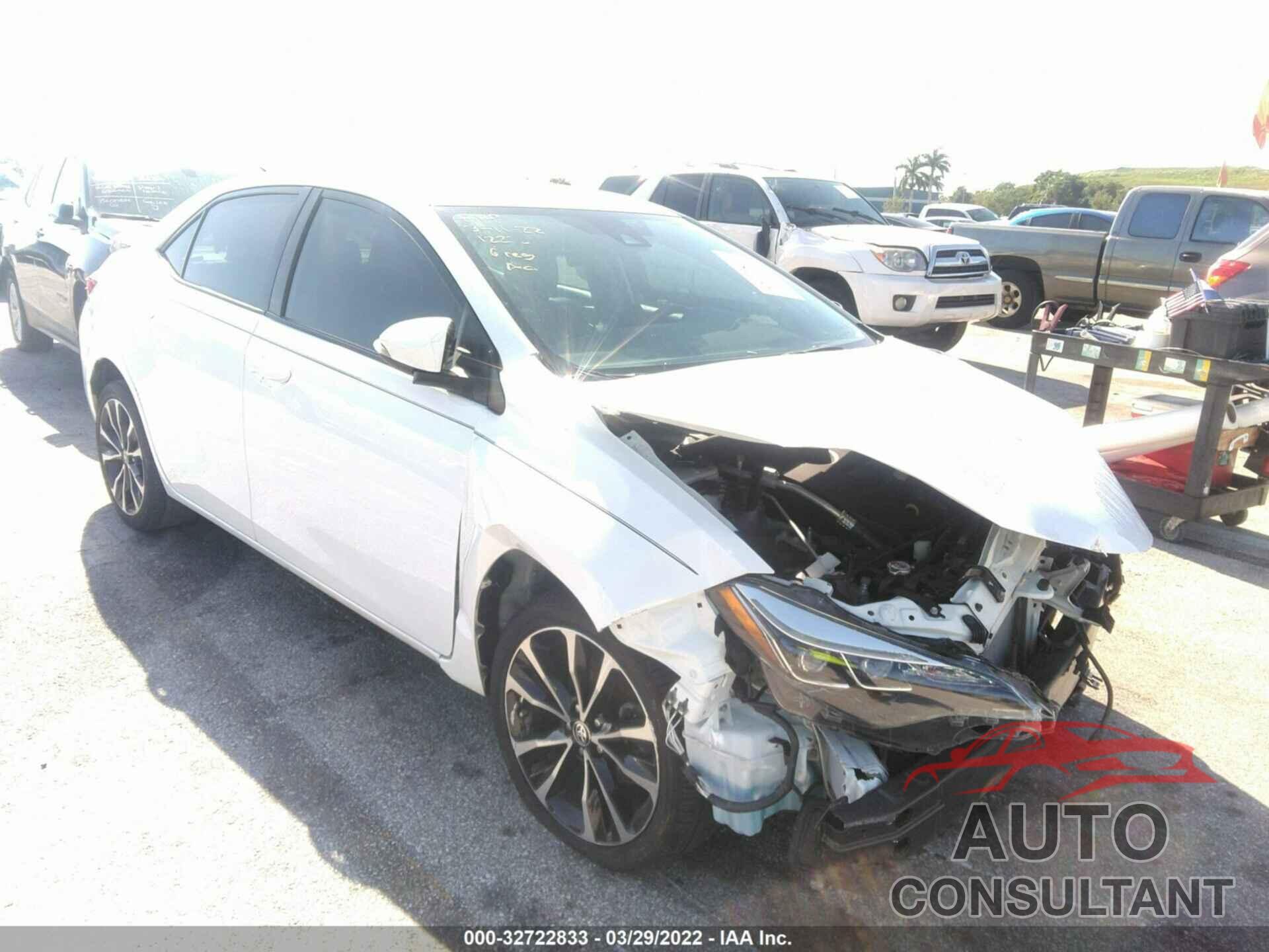 TOYOTA COROLLA 2019 - 2T1BURHE0KC221222