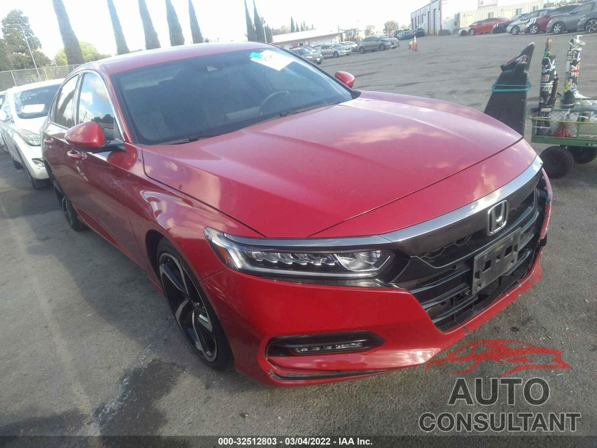 HONDA ACCORD SEDAN 2019 - 1HGCV1F37KA129874