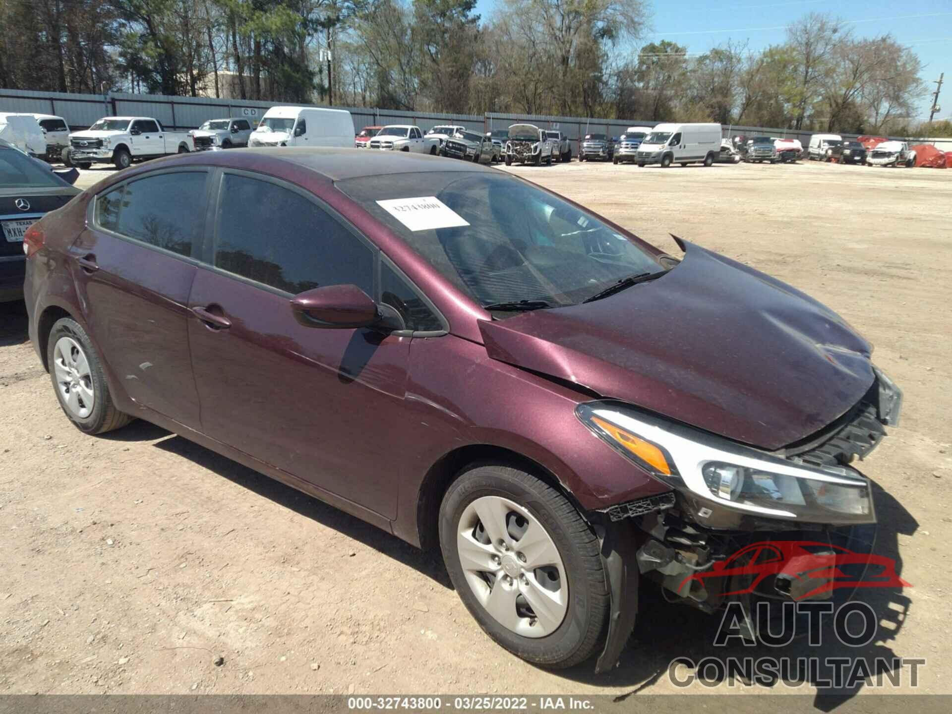 KIA FORTE 2018 - 3KPFK4A74JE276603