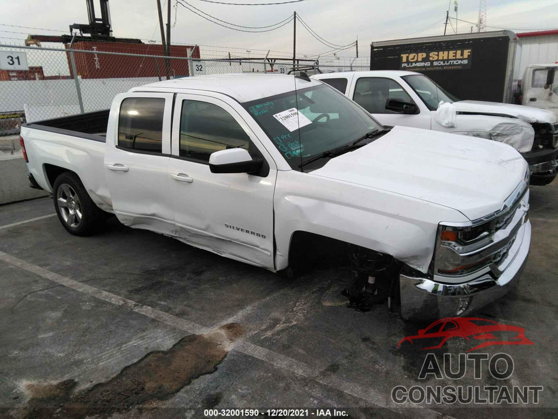 CHEVROLET SILVERADO 1500 2018 - 1GCRCREH4JZ315916
