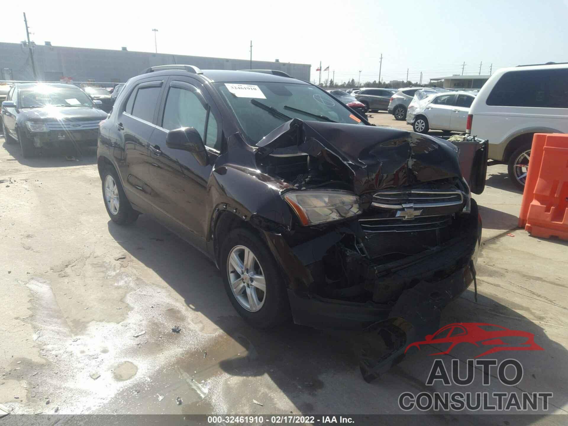 CHEVROLET TRAX 2016 - KL7CJLSB7GB608443