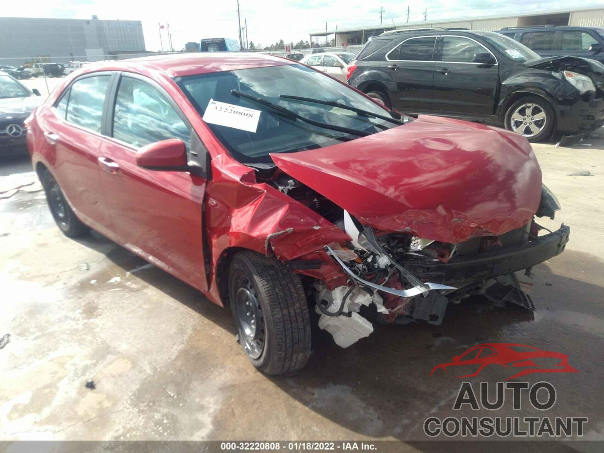 TOYOTA COROLLA 2016 - 2T1BURHE4GC527833