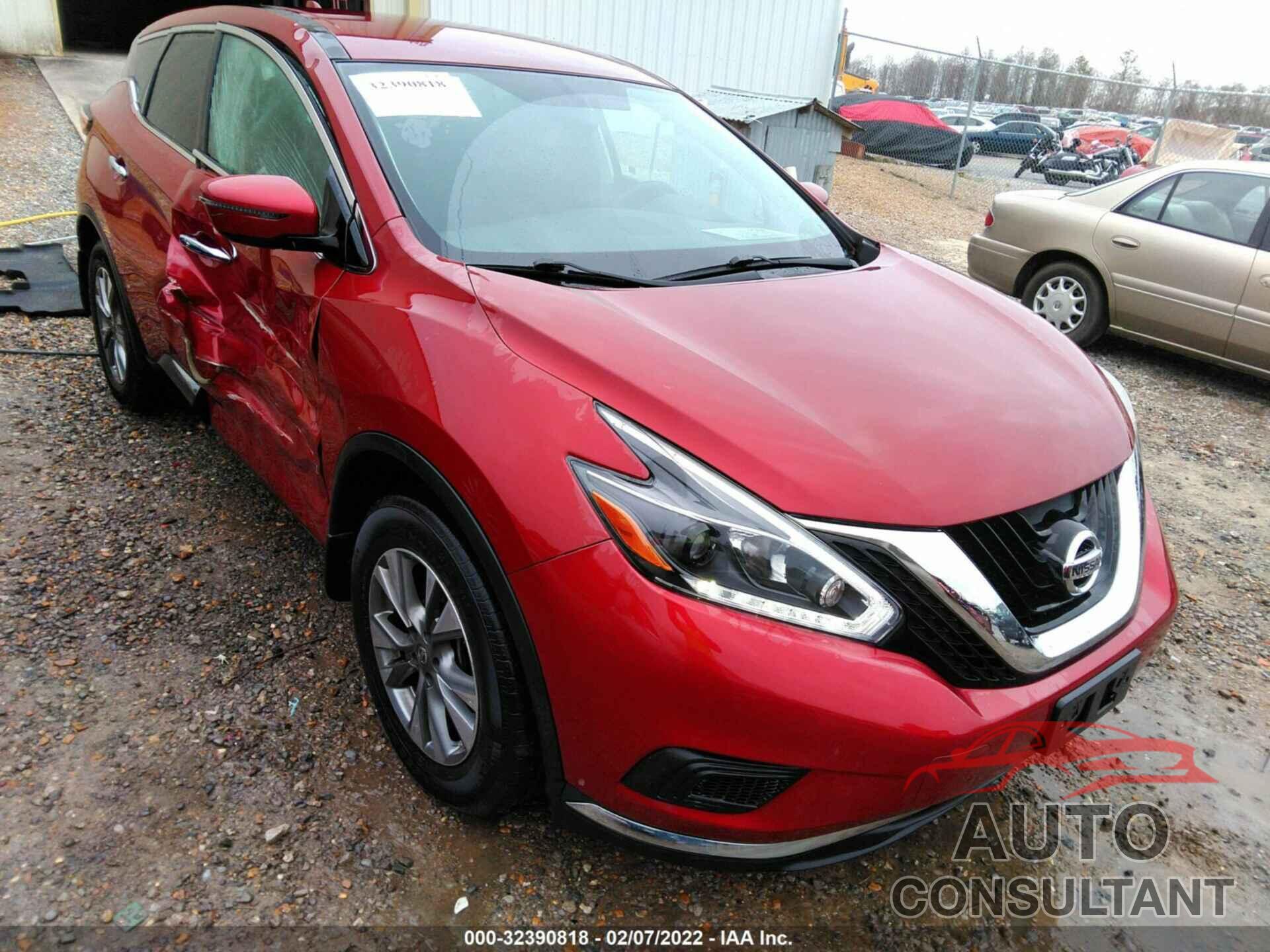 NISSAN MURANO 2018 - 5N1AZ2MG8JN172192