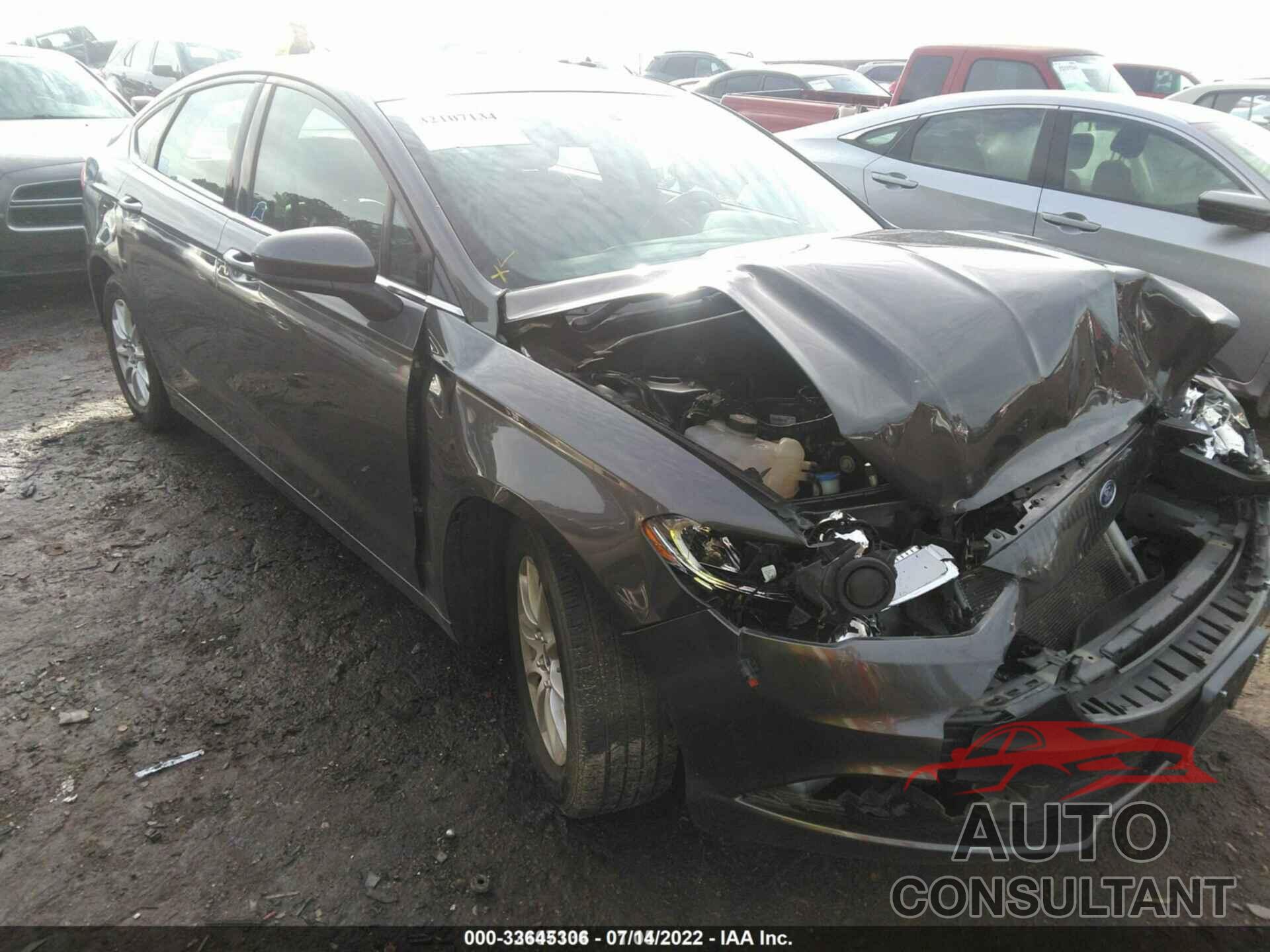 FORD FUSION 2017 - 3FA6P0G73HR206598