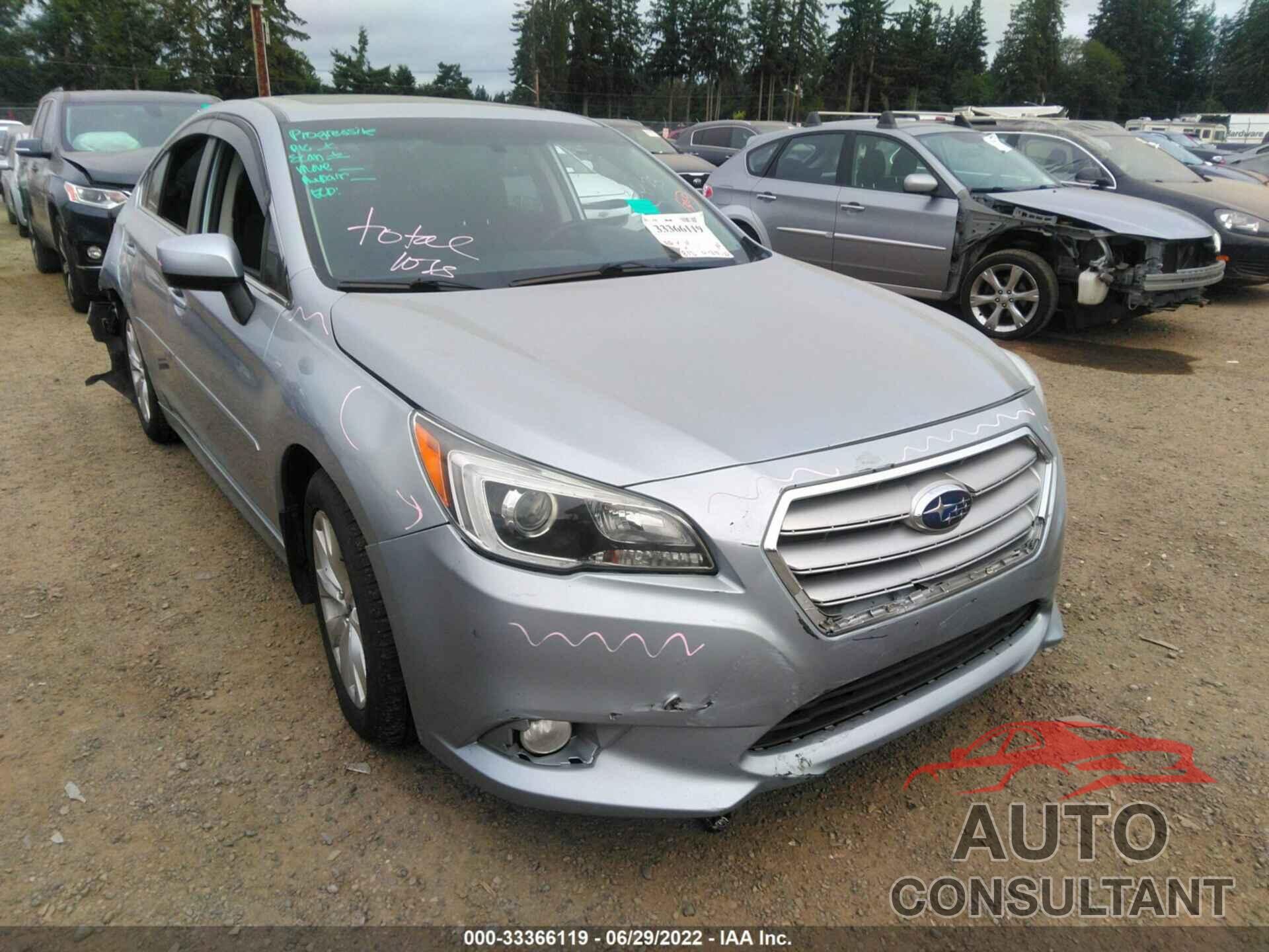 SUBARU LEGACY 2017 - 4S3BNAD66H3002277