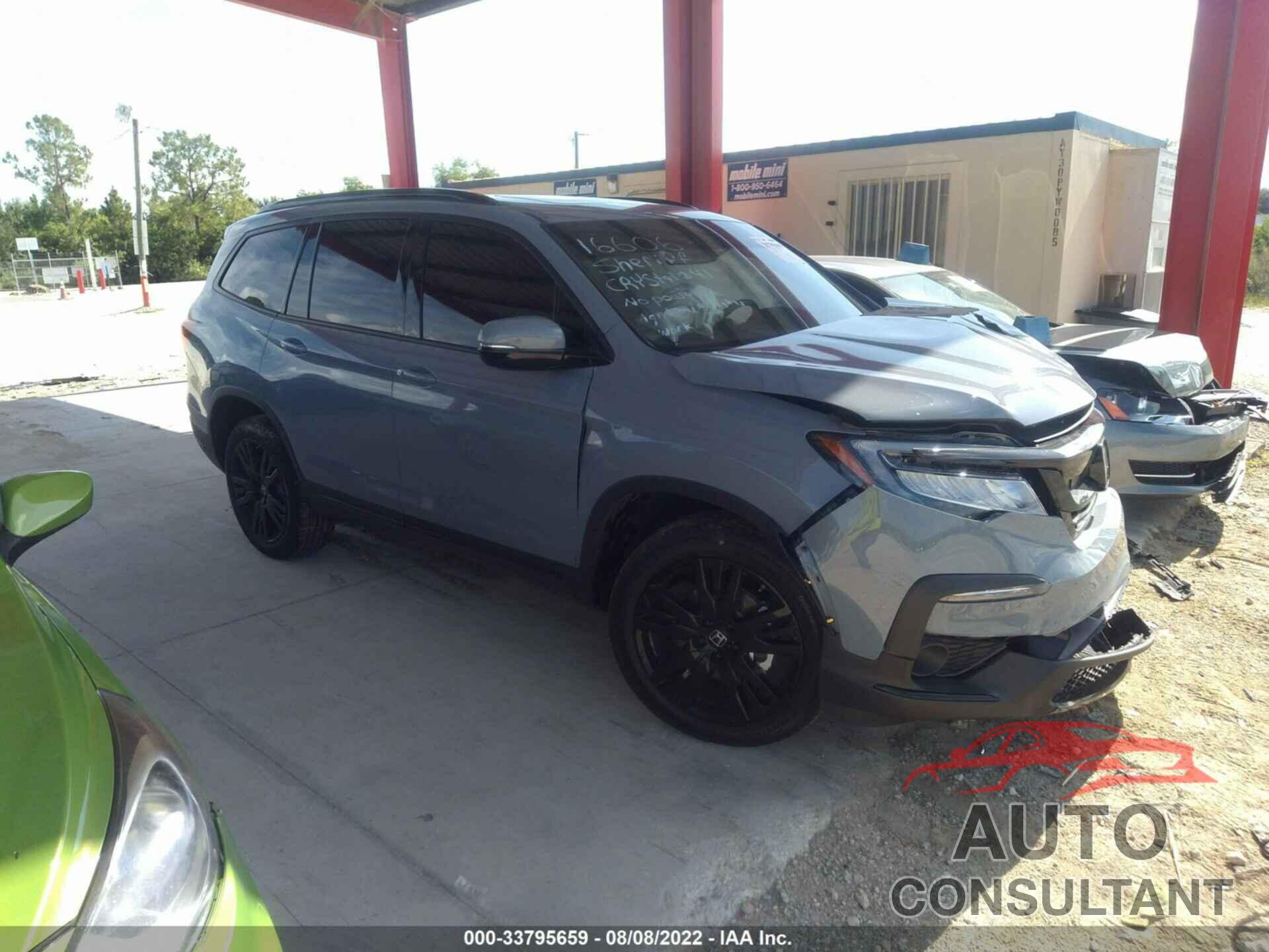 HONDA PILOT 2022 - 5FNYF6H75NB049046