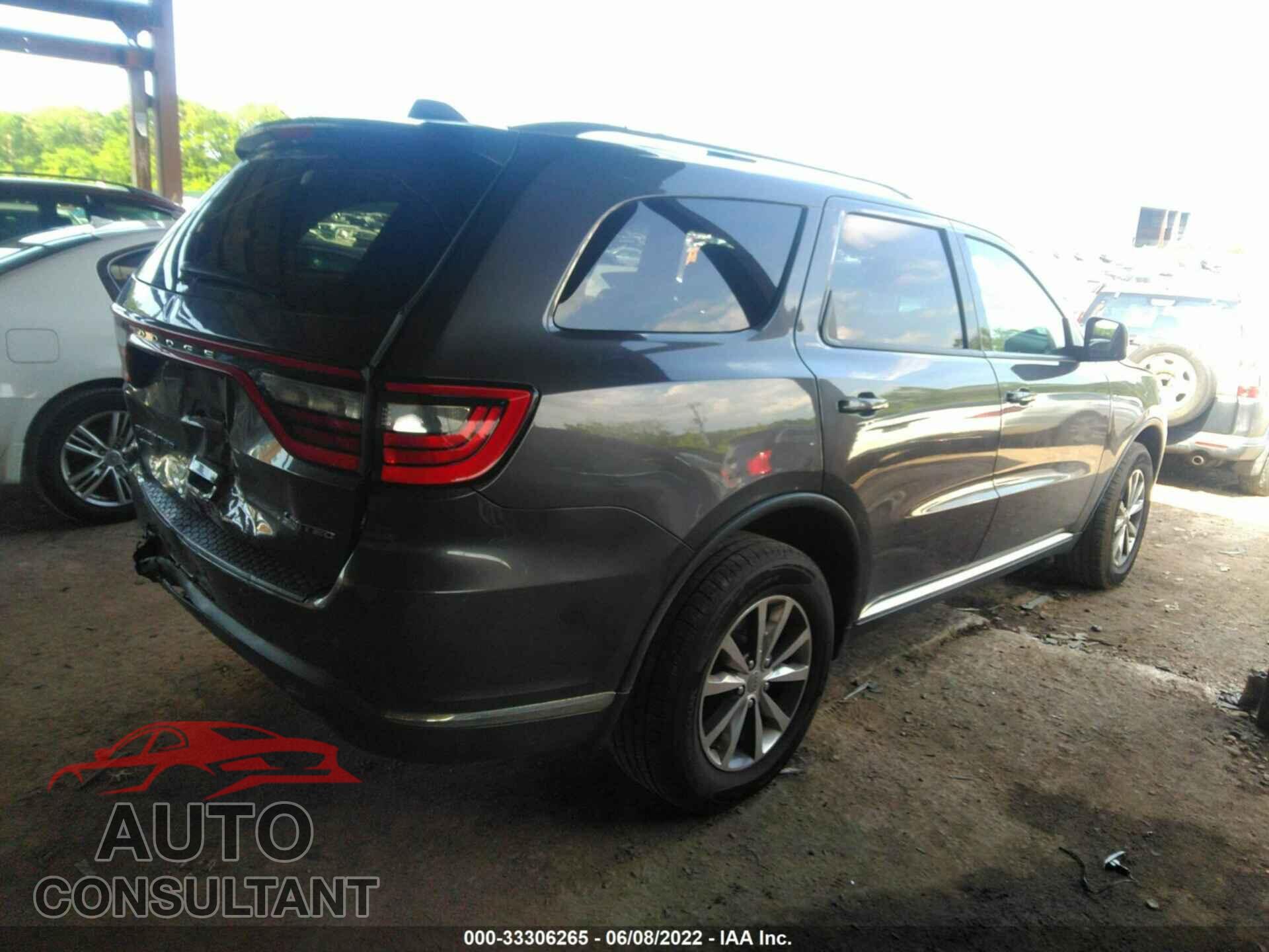 DODGE DURANGO 2016 - 1C4RDJDG0GC424604