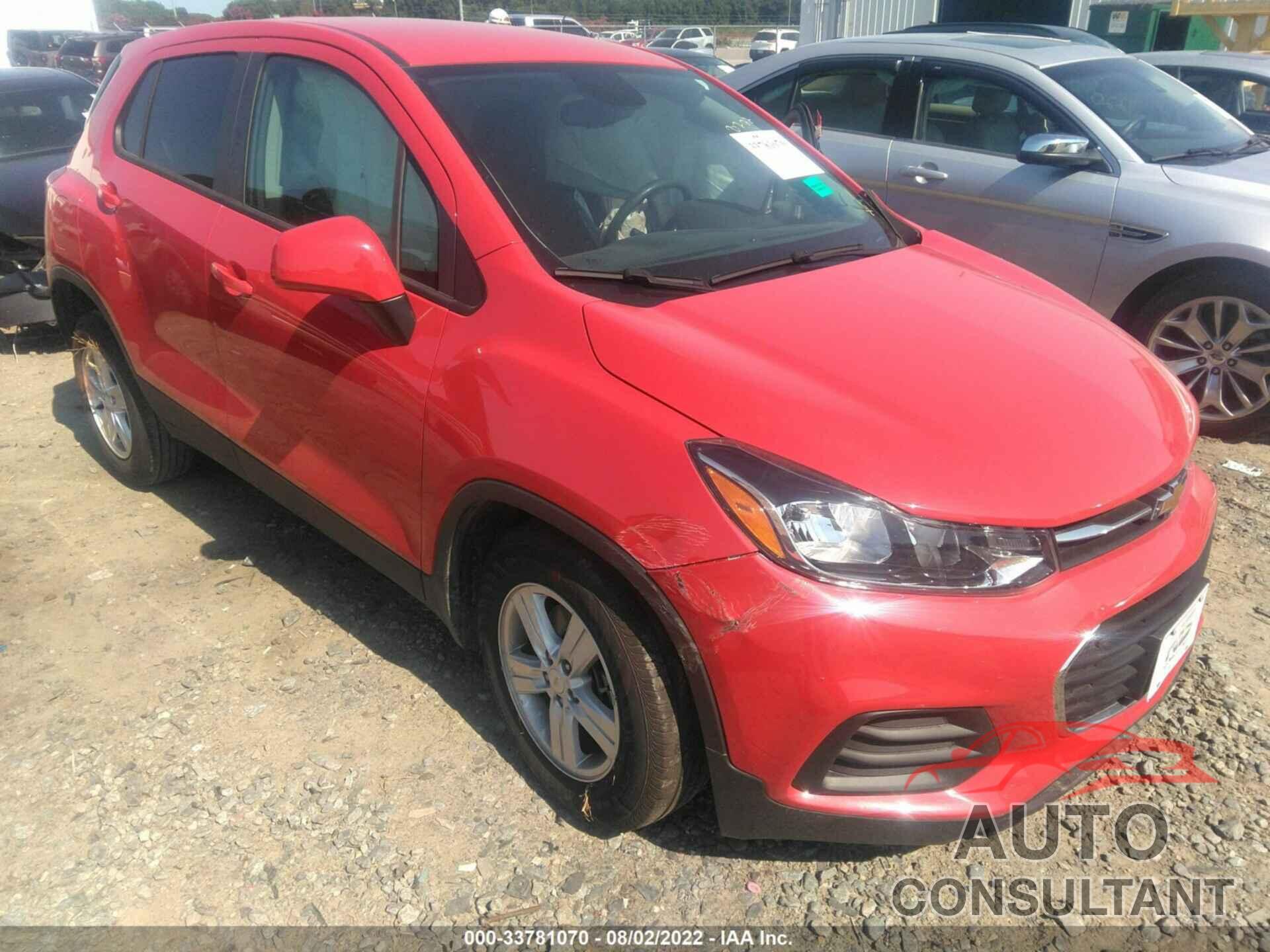 CHEVROLET TRAX 2020 - KL7CJKSB8LB341527