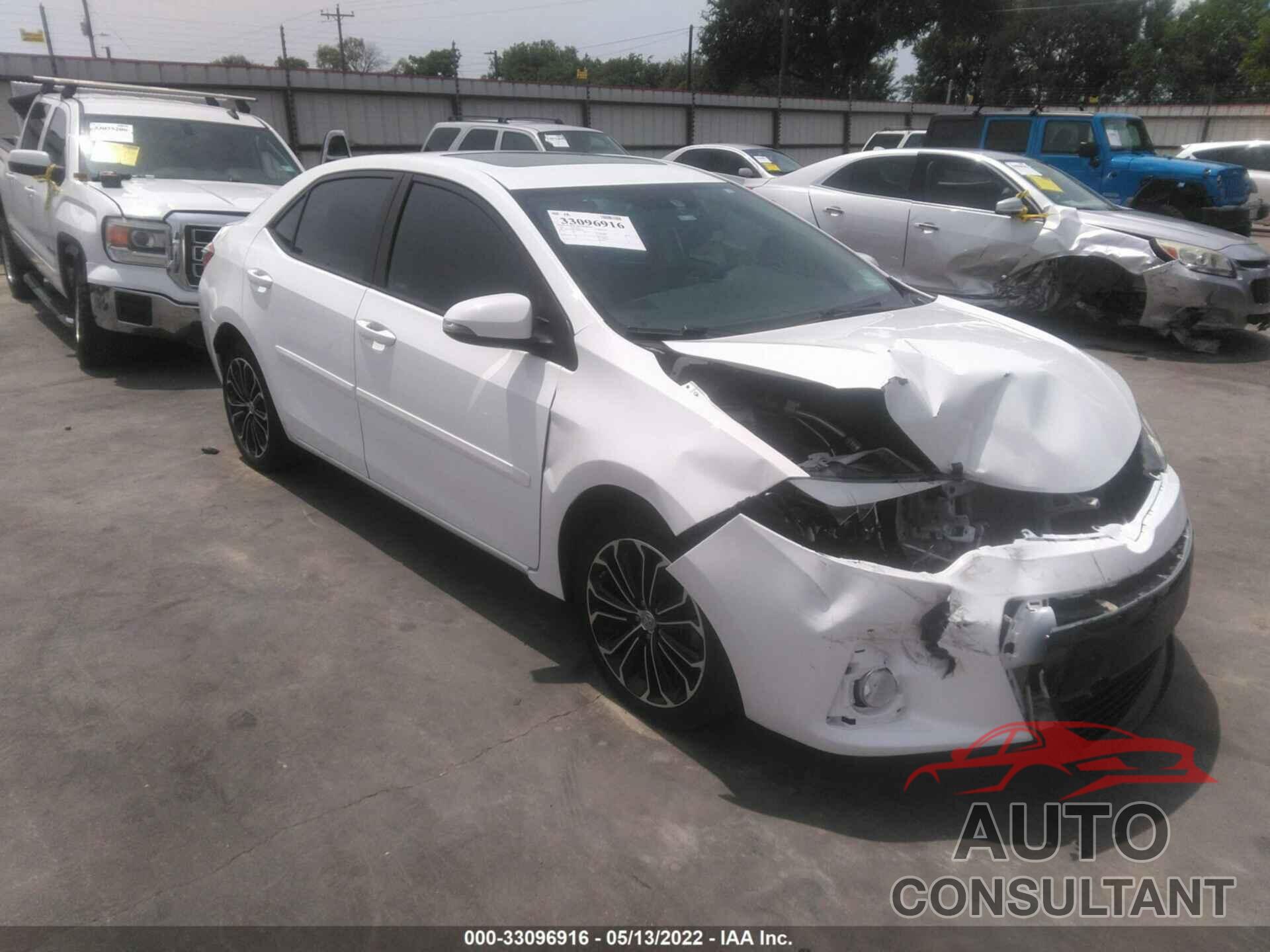 TOYOTA COROLLA 2016 - 5YFBURHEXGP456573