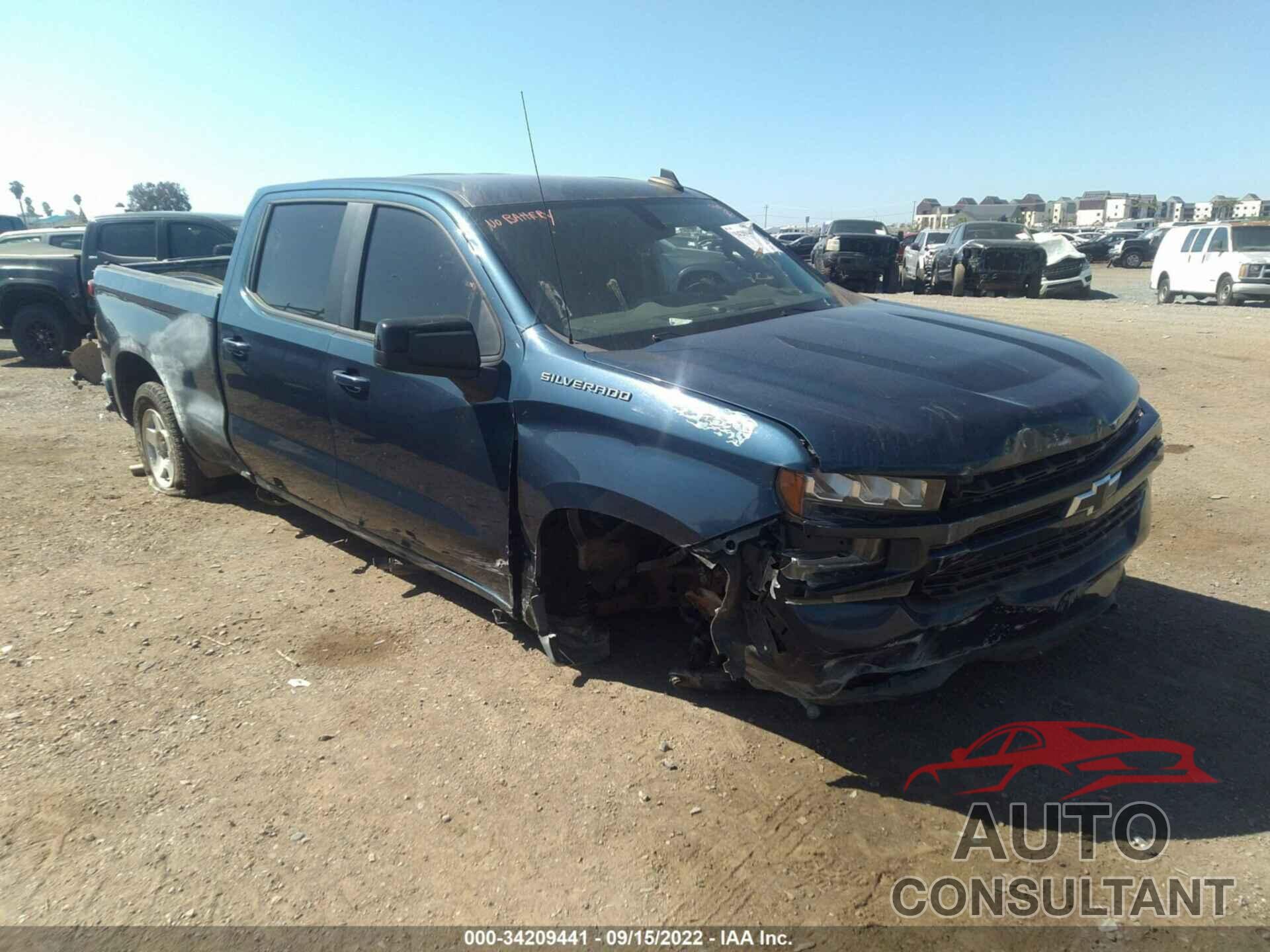 CHEVROLET SILVERADO 1500 2019 - 1GCUWDED1KZ320543