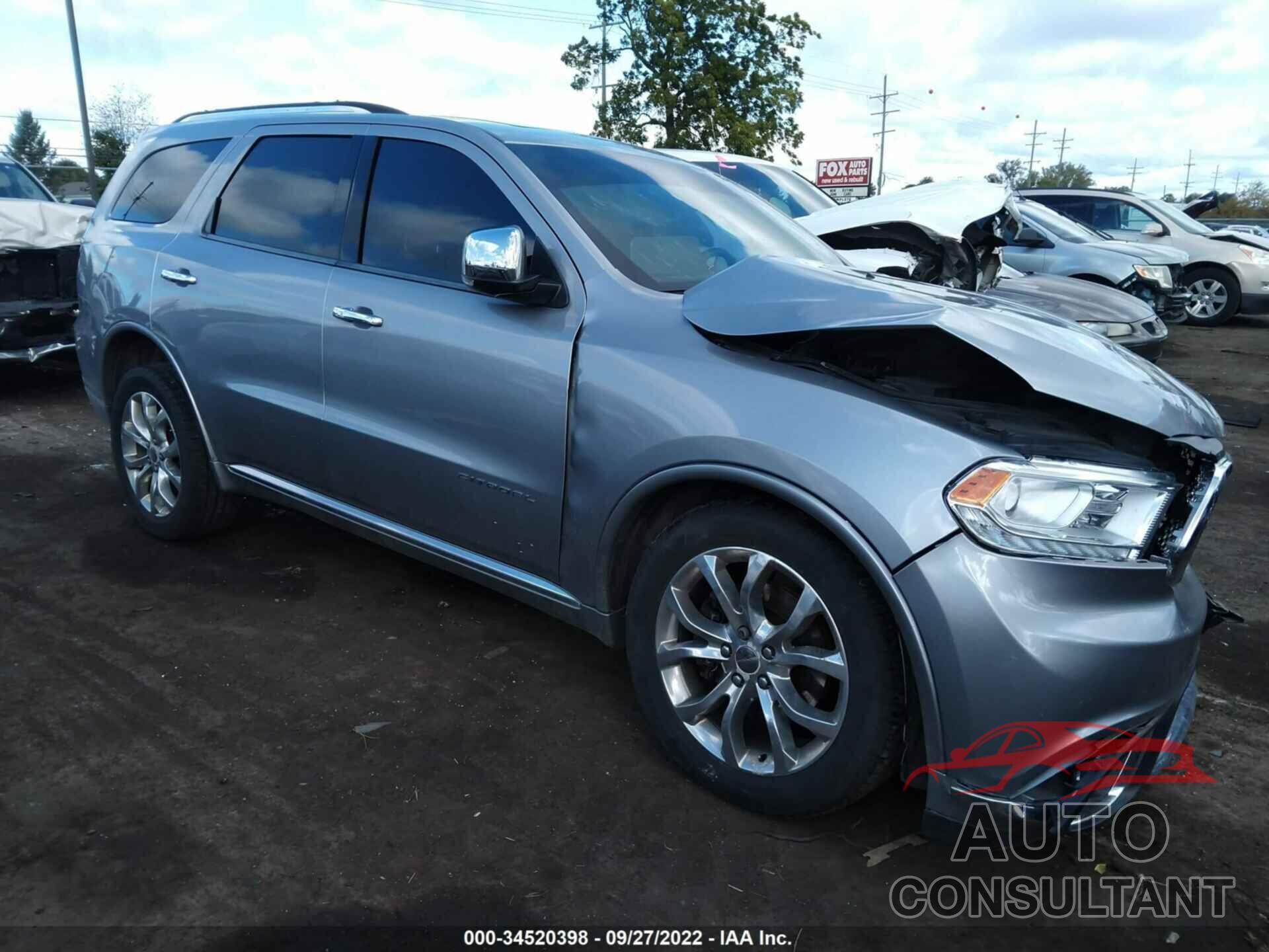 DODGE DURANGO 2016 - 1C4RDJEG9GC393335