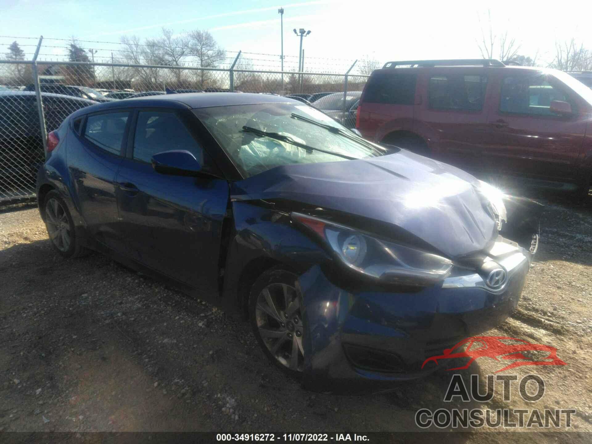 HYUNDAI VELOSTER 2016 - KMHTC6AD3GU265731