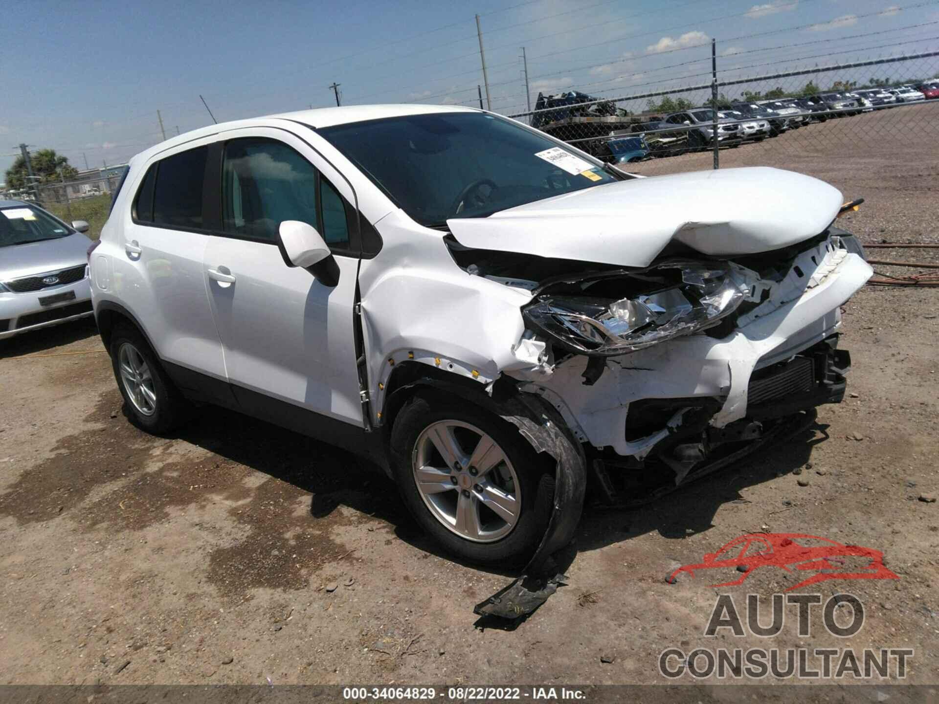 CHEVROLET TRAX 2020 - KL7CJKSB8LB043169