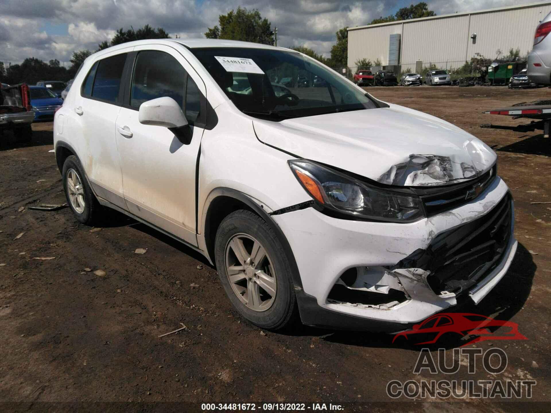 CHEVROLET TRAX 2019 - 3GNCJKSB4KL397746