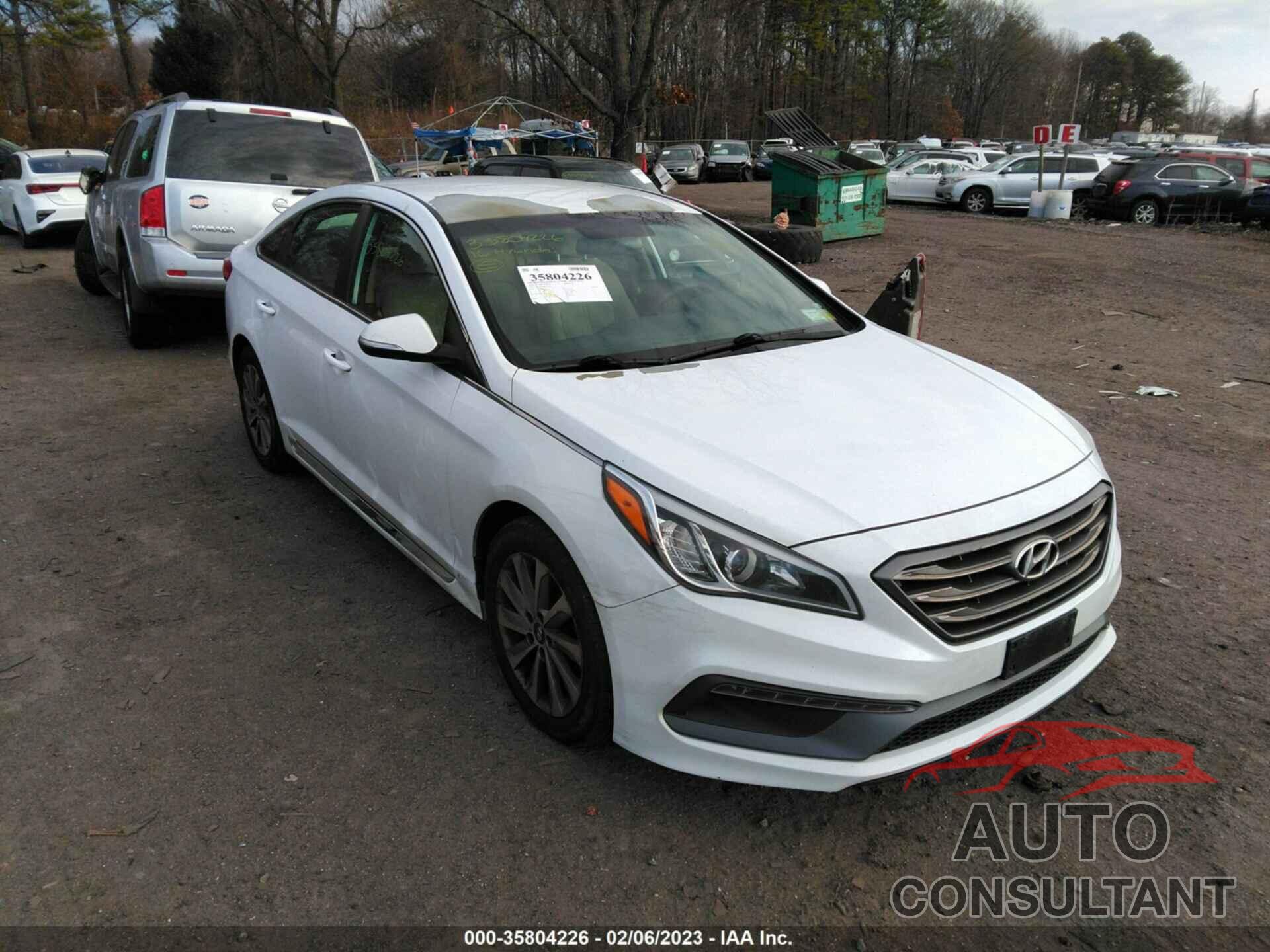 HYUNDAI SONATA 2016 - 5NPE34AFXGH391646