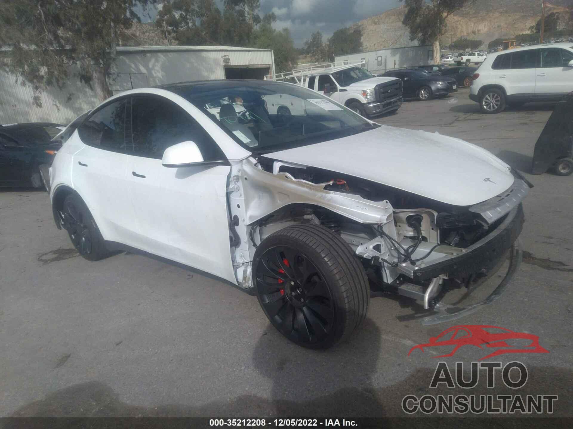 TESLA MODEL Y 2022 - 7SAYGDEF7NF411247