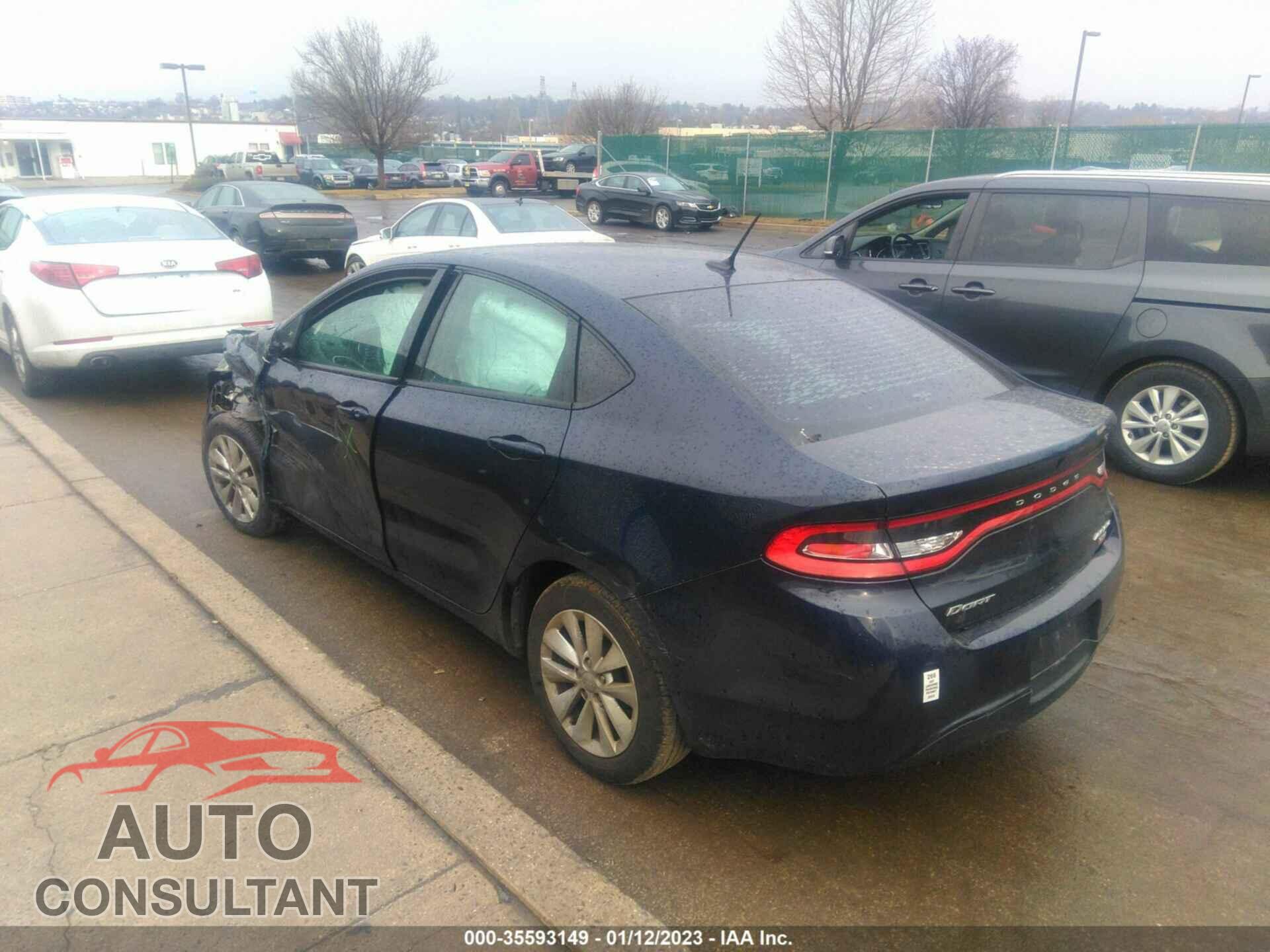 DODGE DART 2015 - 1C3CDFDH1FD405407