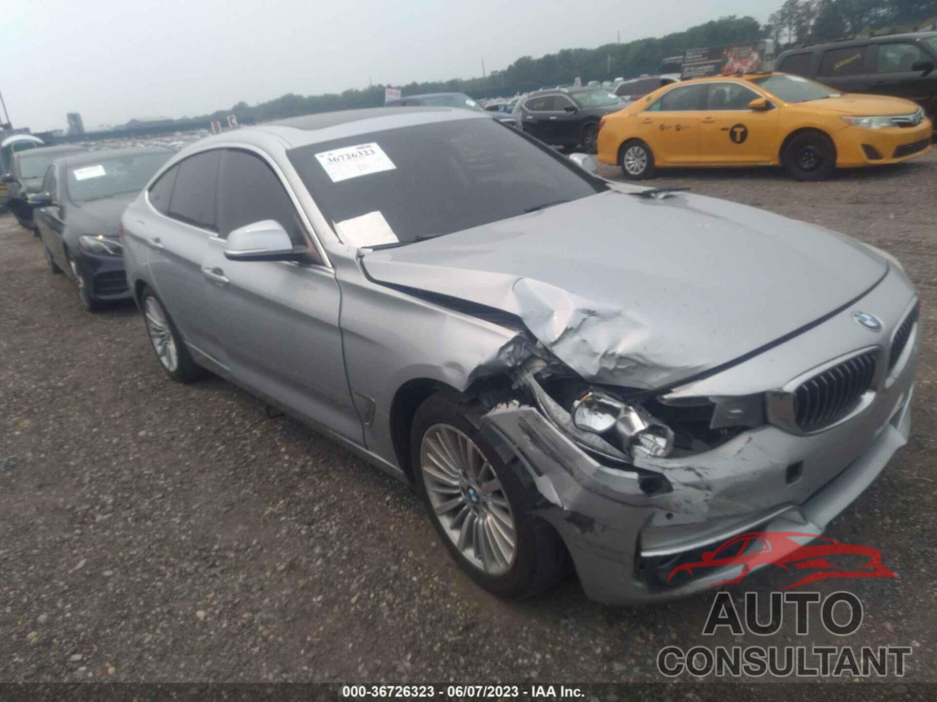 BMW 3 SERIES GRAN TURISMO 2015 - WBA8Z5C55FD671689