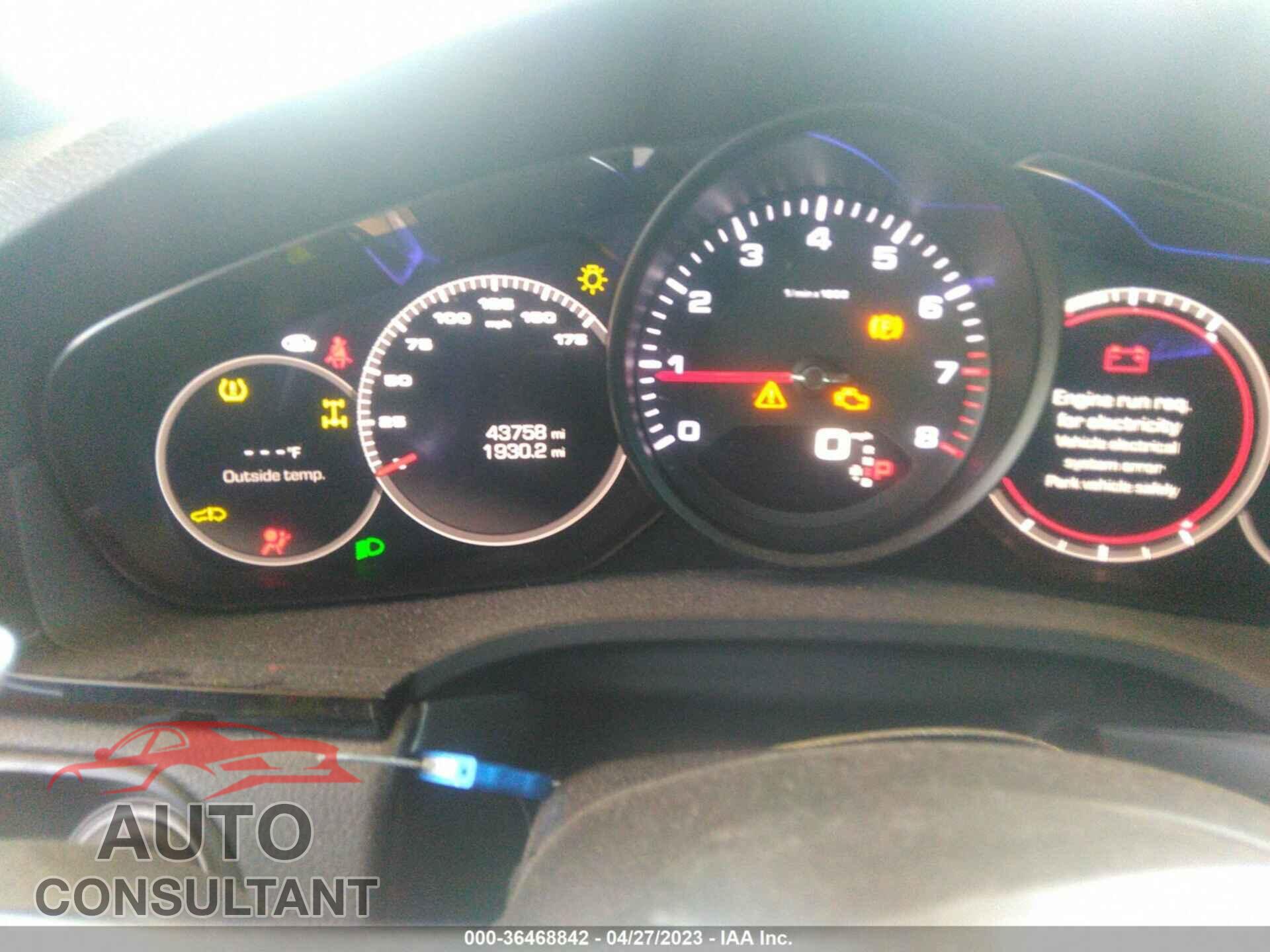 PORSCHE CAYENNE 2019 - WP1AA2AY4KDA04788