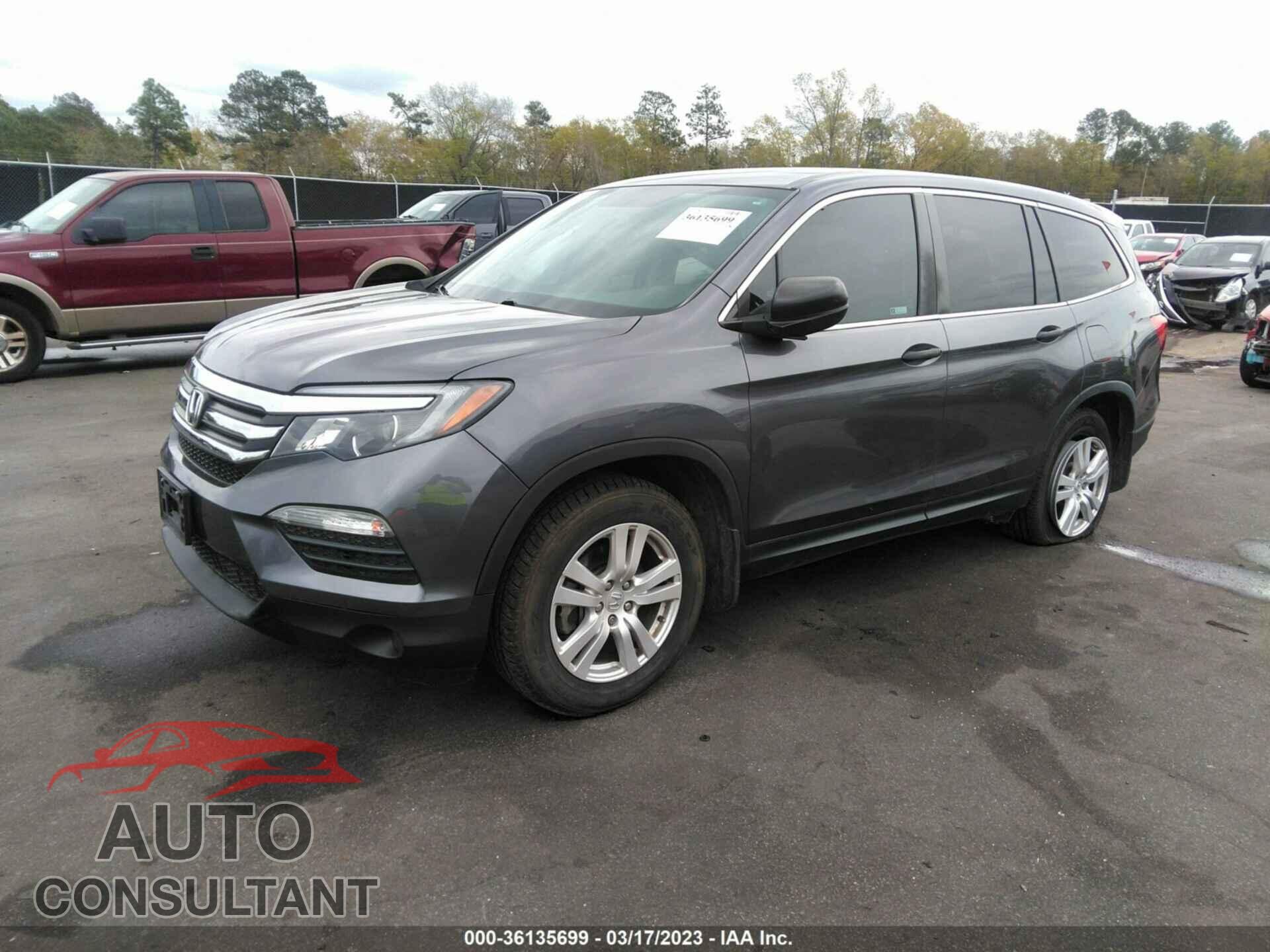 HONDA PILOT 2018 - 5FNYF5H13JB014778