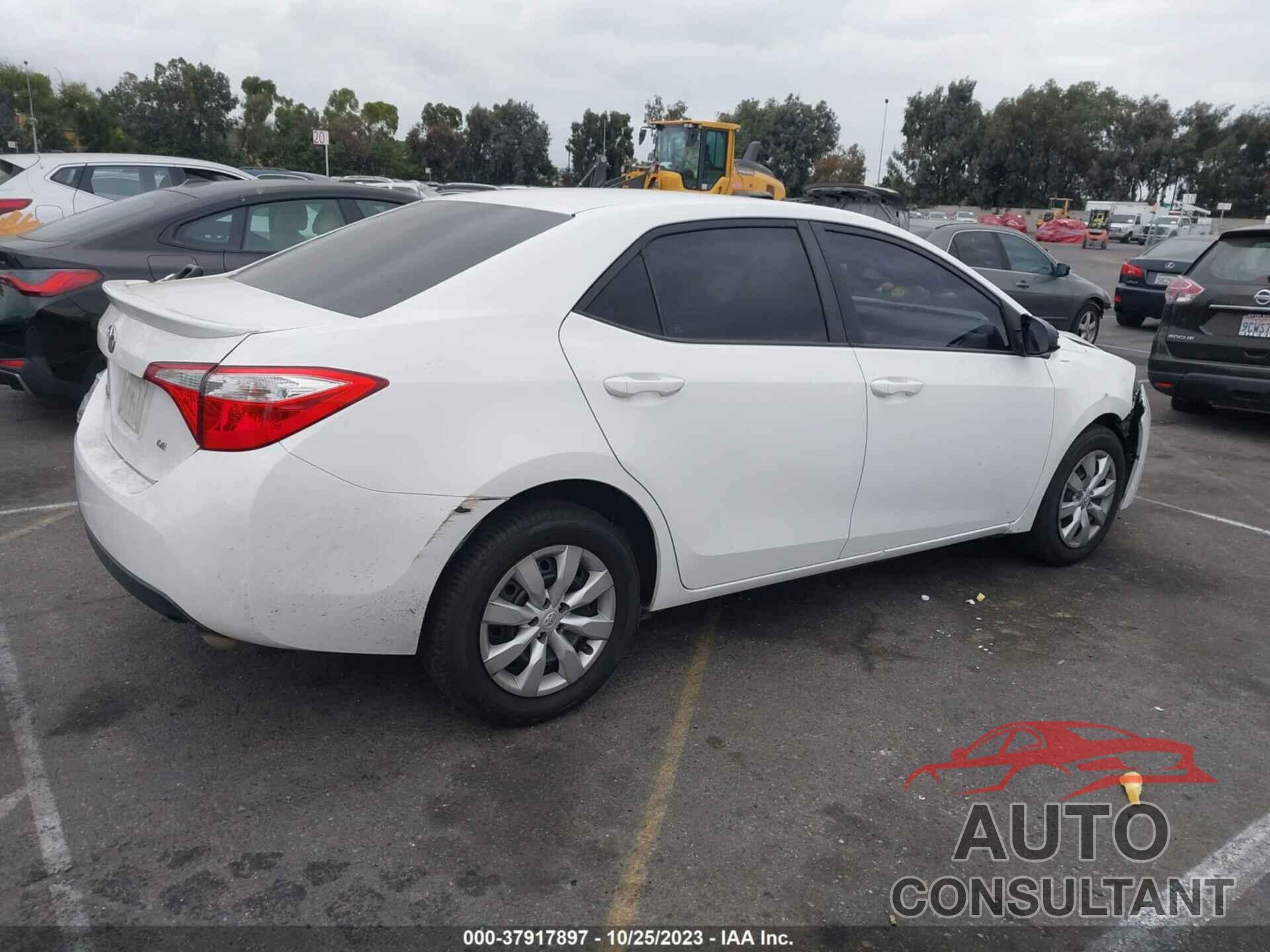 TOYOTA COROLLA 2016 - 5YFBURHE2GP462173