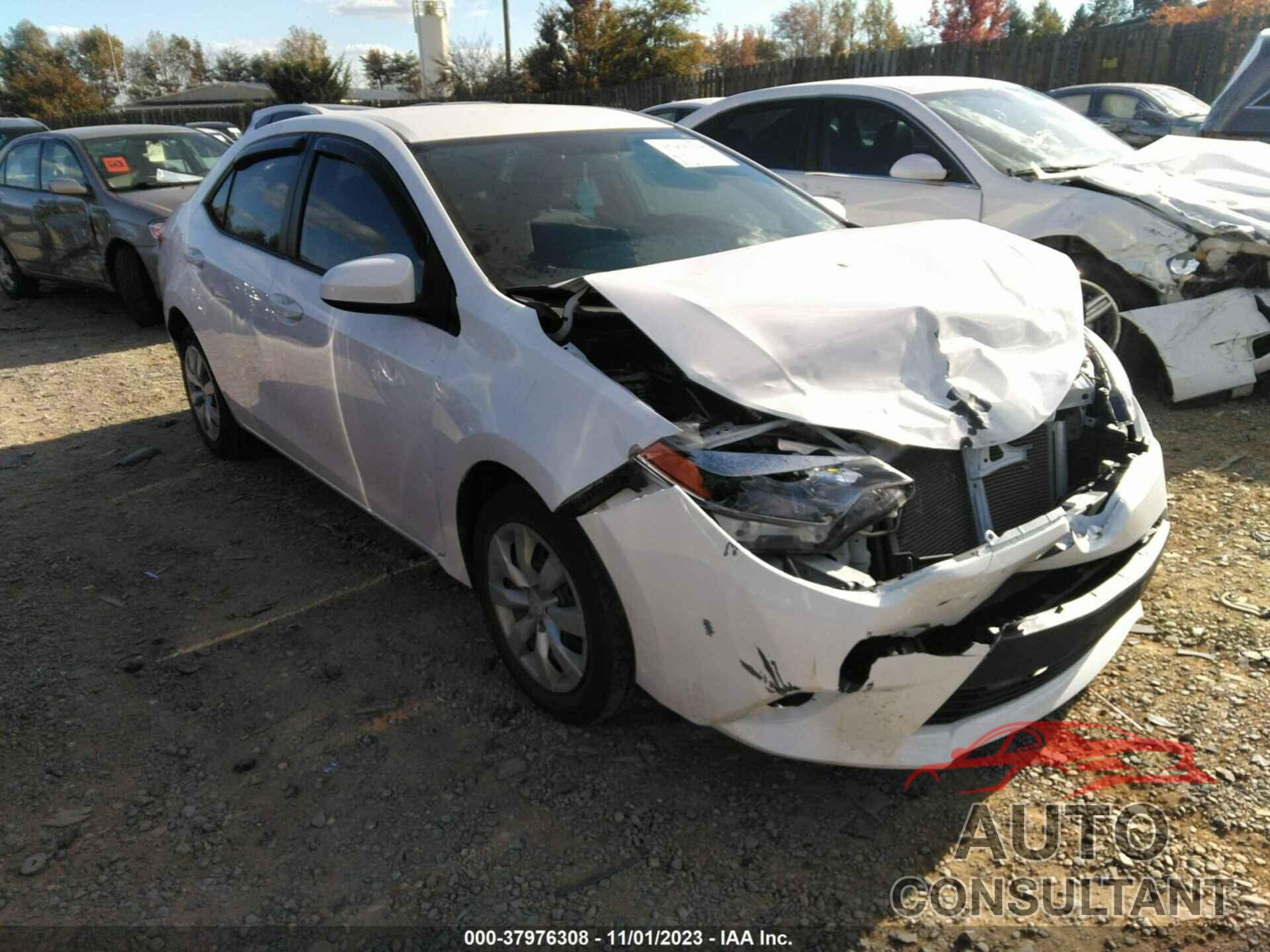 TOYOTA COROLLA 2015 - 2T1BURHEXFC415004