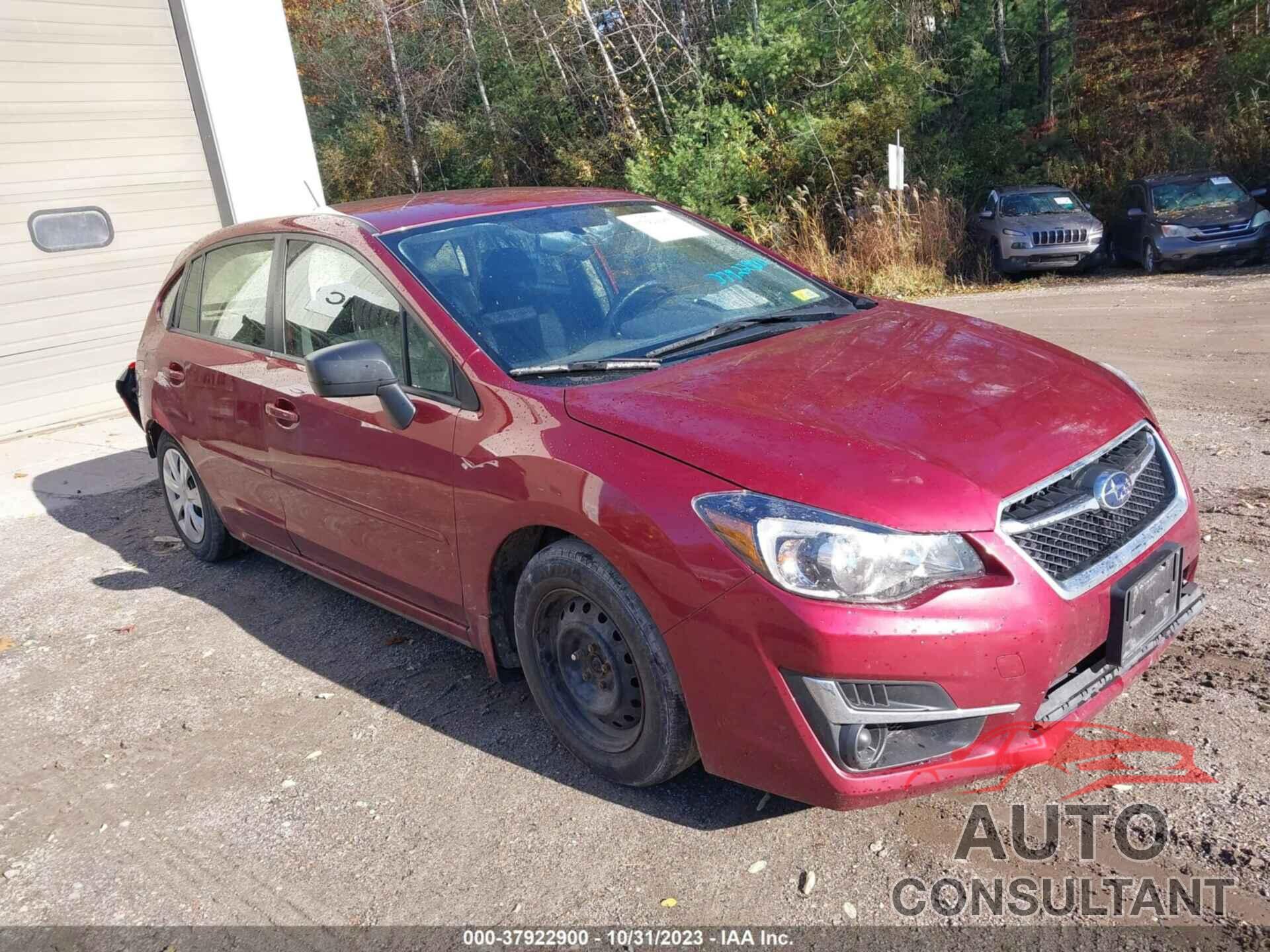 SUBARU IMPREZA WAGON 2016 - JF1GPAA68G9219576