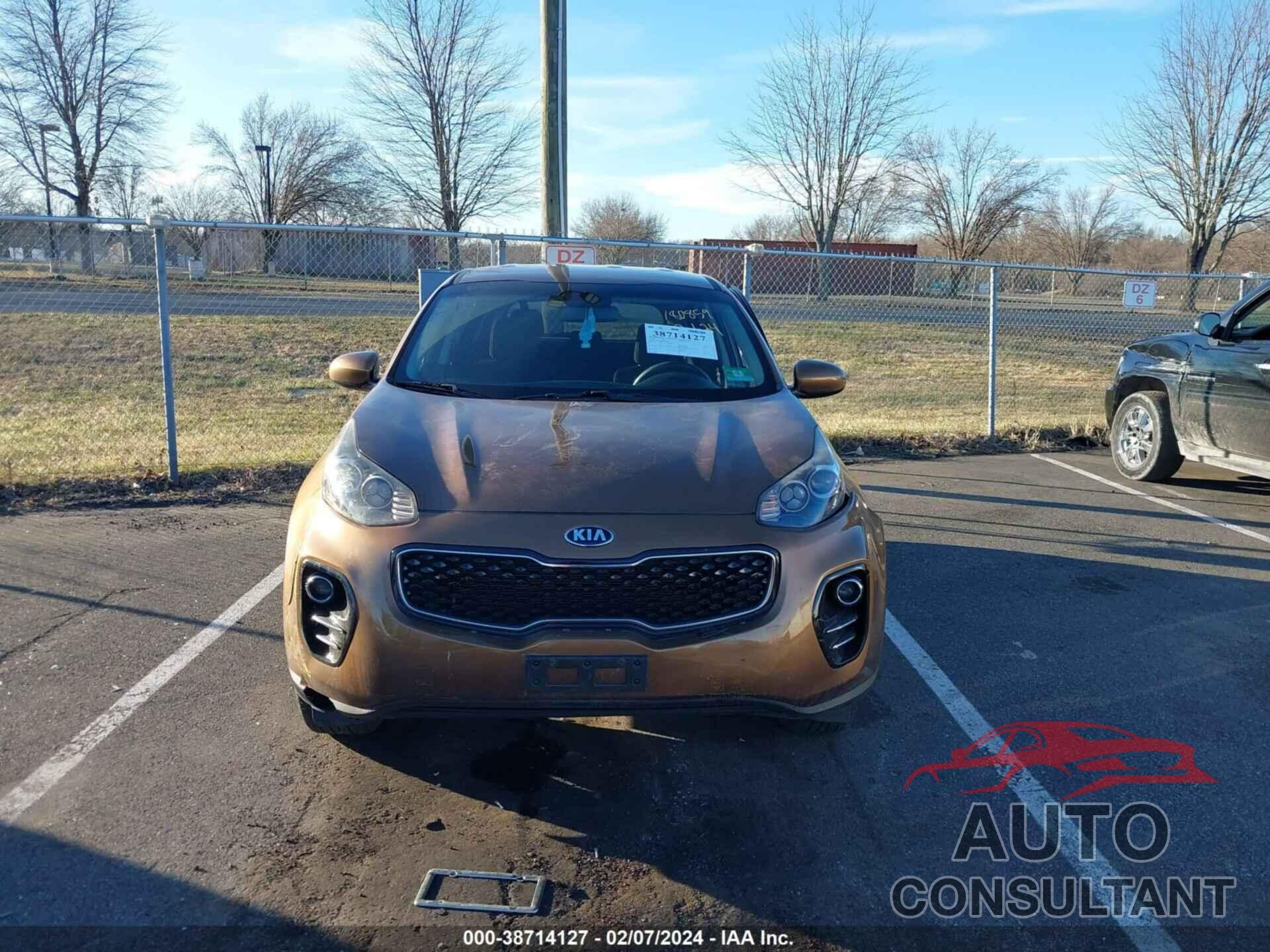 KIA SPORTAGE 2018 - KNDPMCAC6J7365563