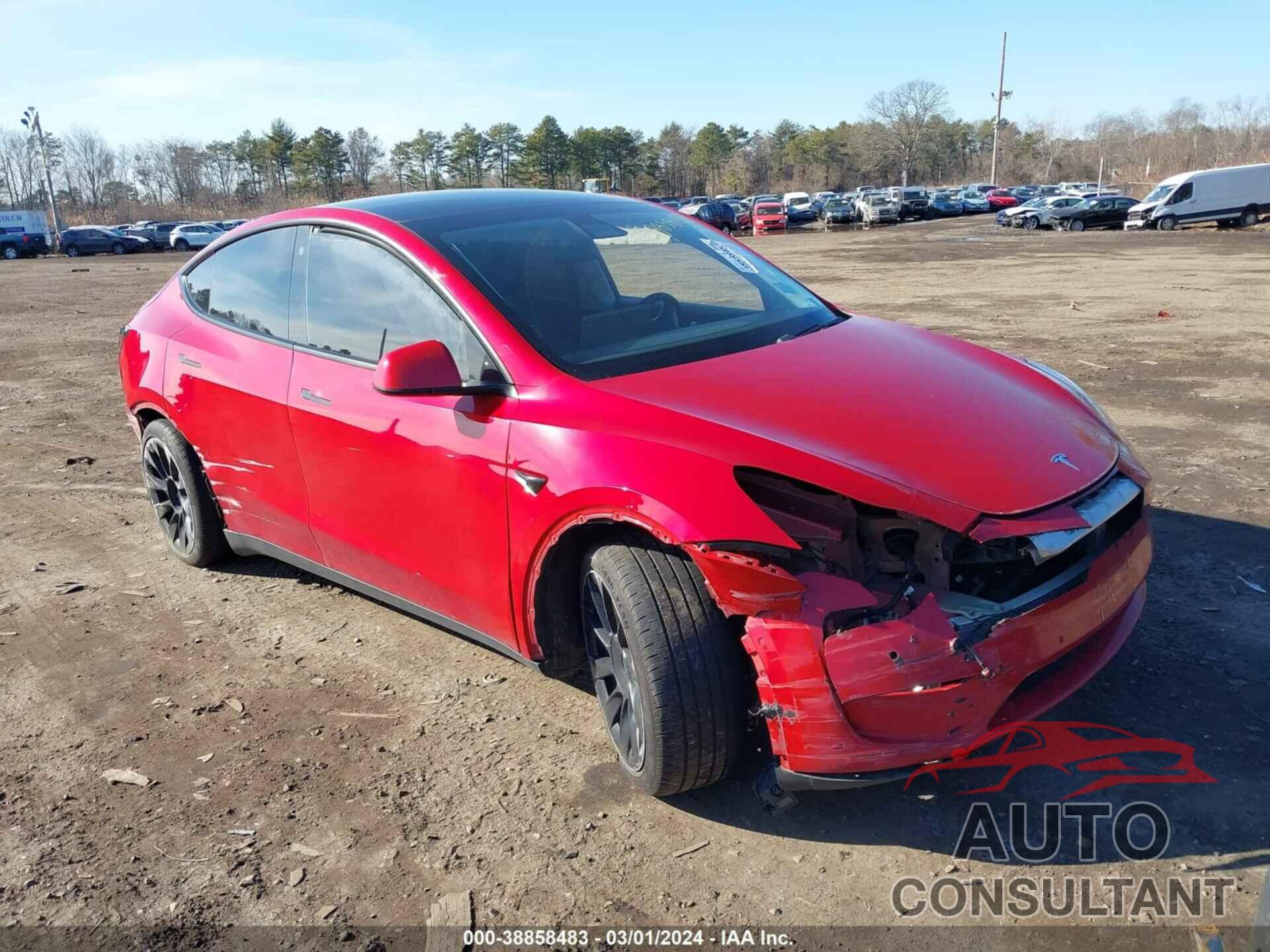 TESLA MODEL Y 2021 - 5YJYGDEE5MF080798
