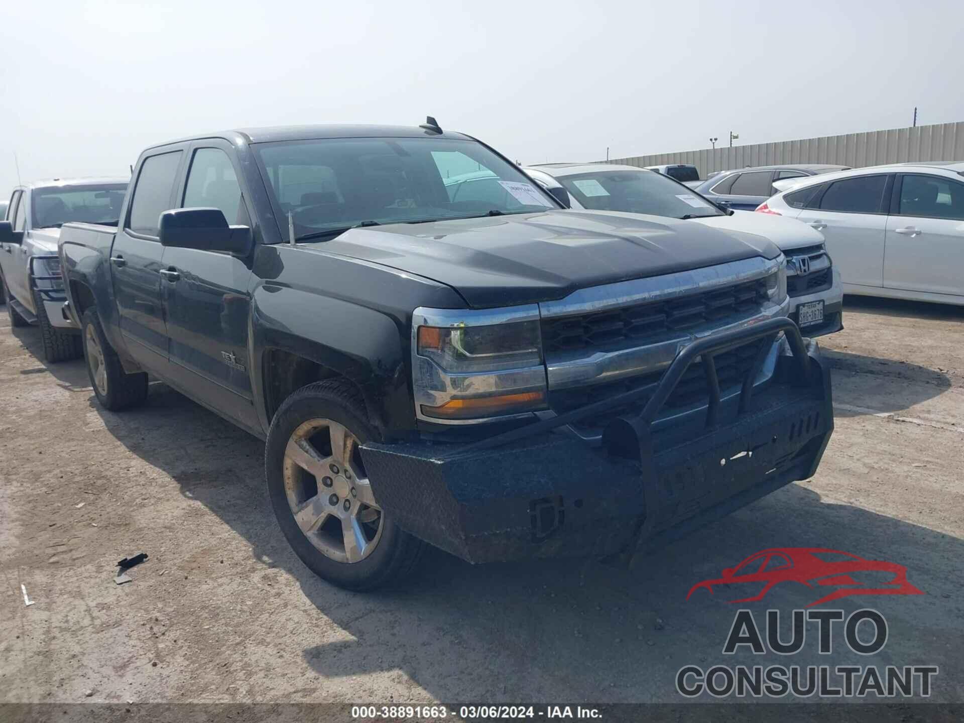 CHEVROLET SILVERADO 1500 2017 - 3GCPCREC4HG117262